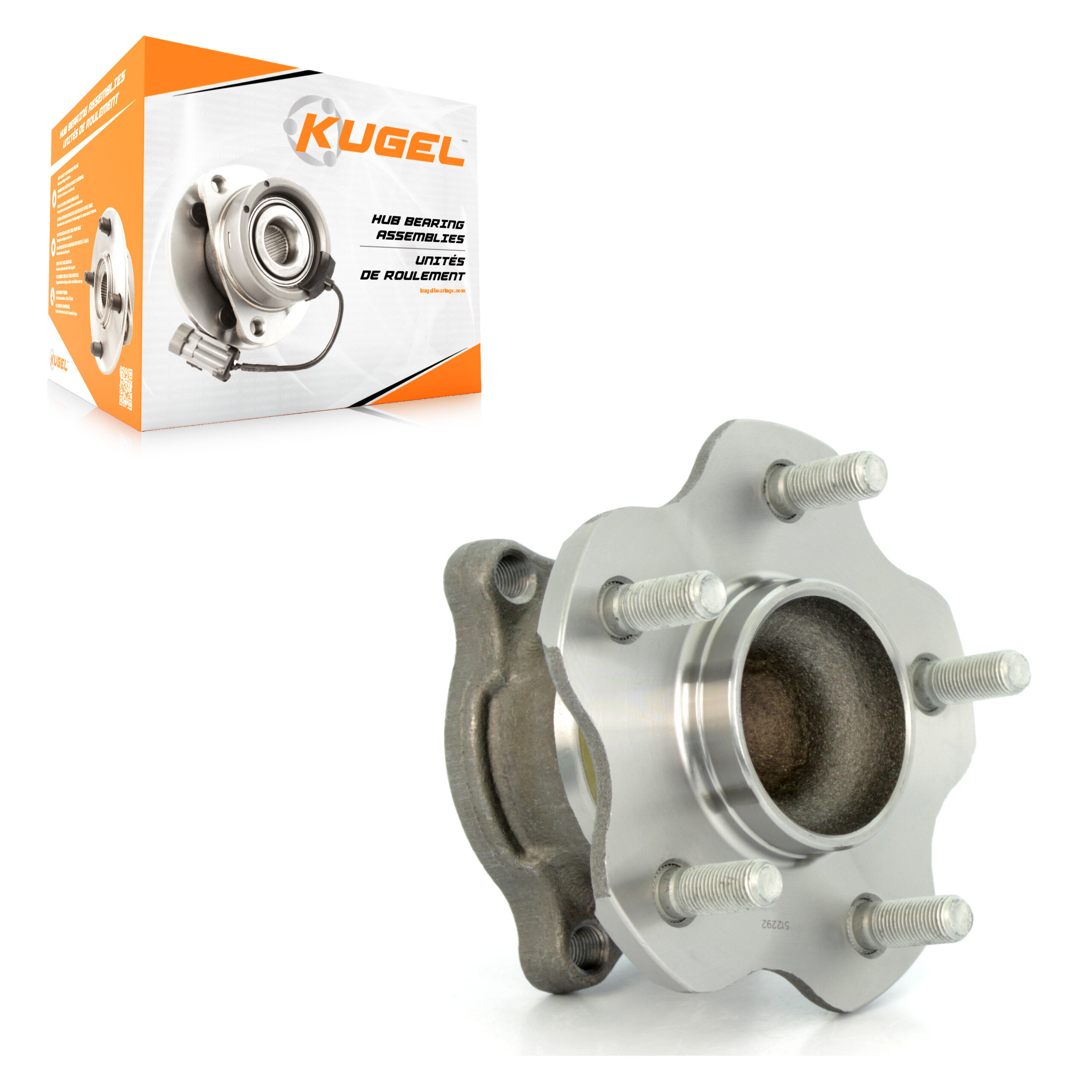 Kugel - 70-512292 - Rear Wheel Bearing and Hub Assembly