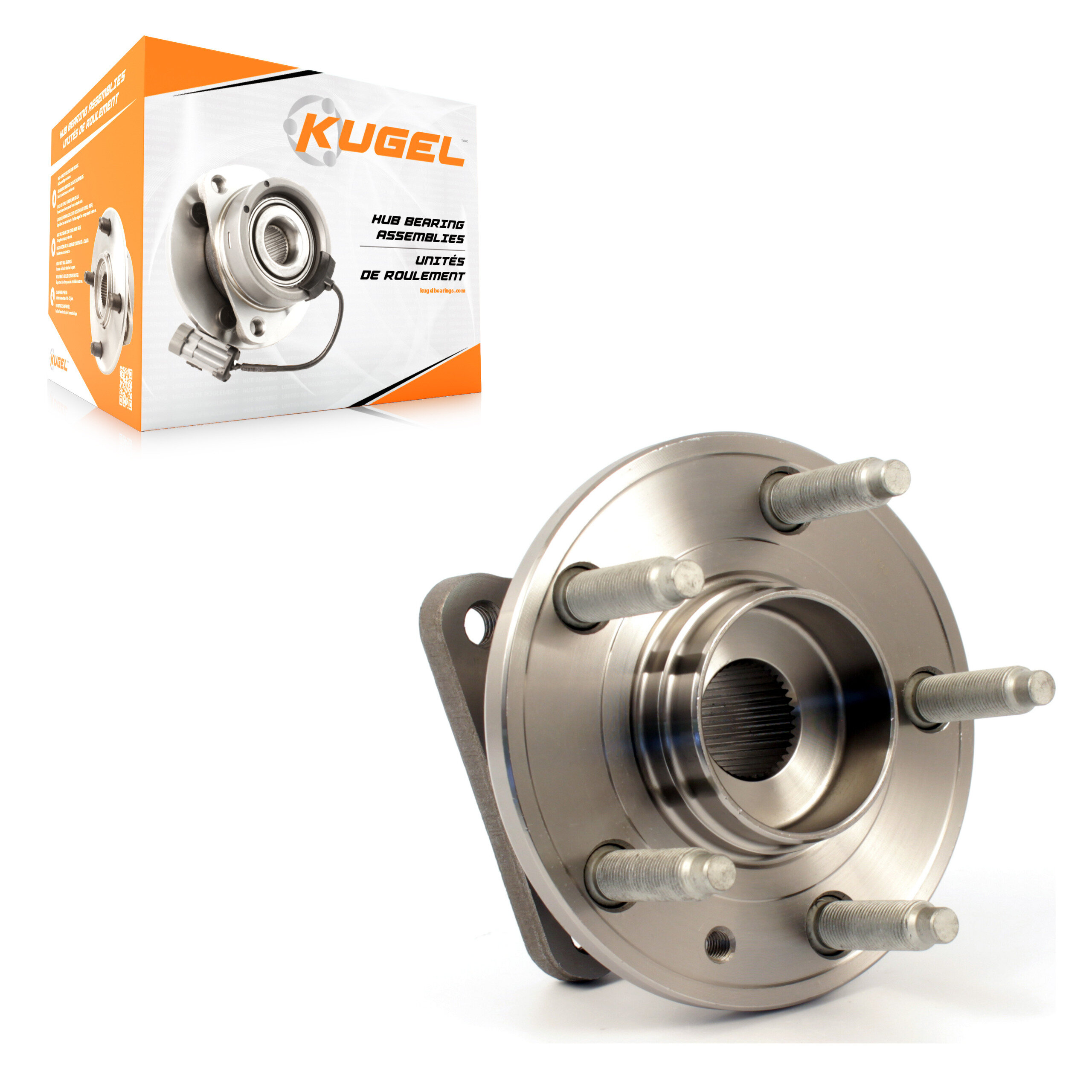 Kugel - 70-512299 - Rear Wheel Bearing and Hub Assembly