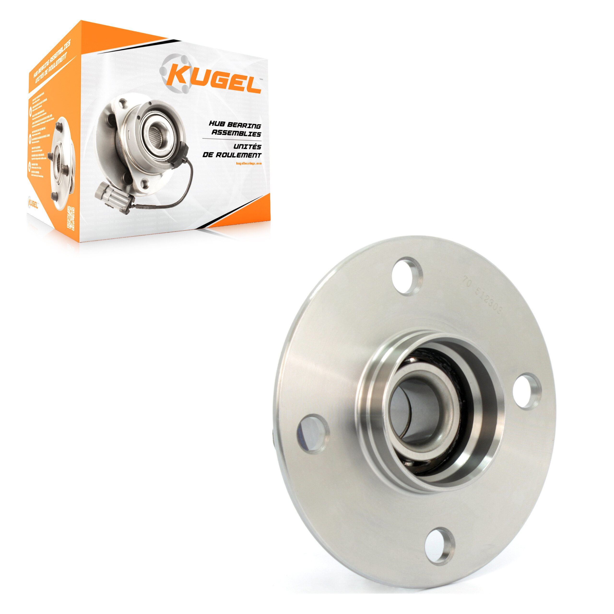 Kugel - 70-512303 - Rear Wheel Bearing and Hub Assembly