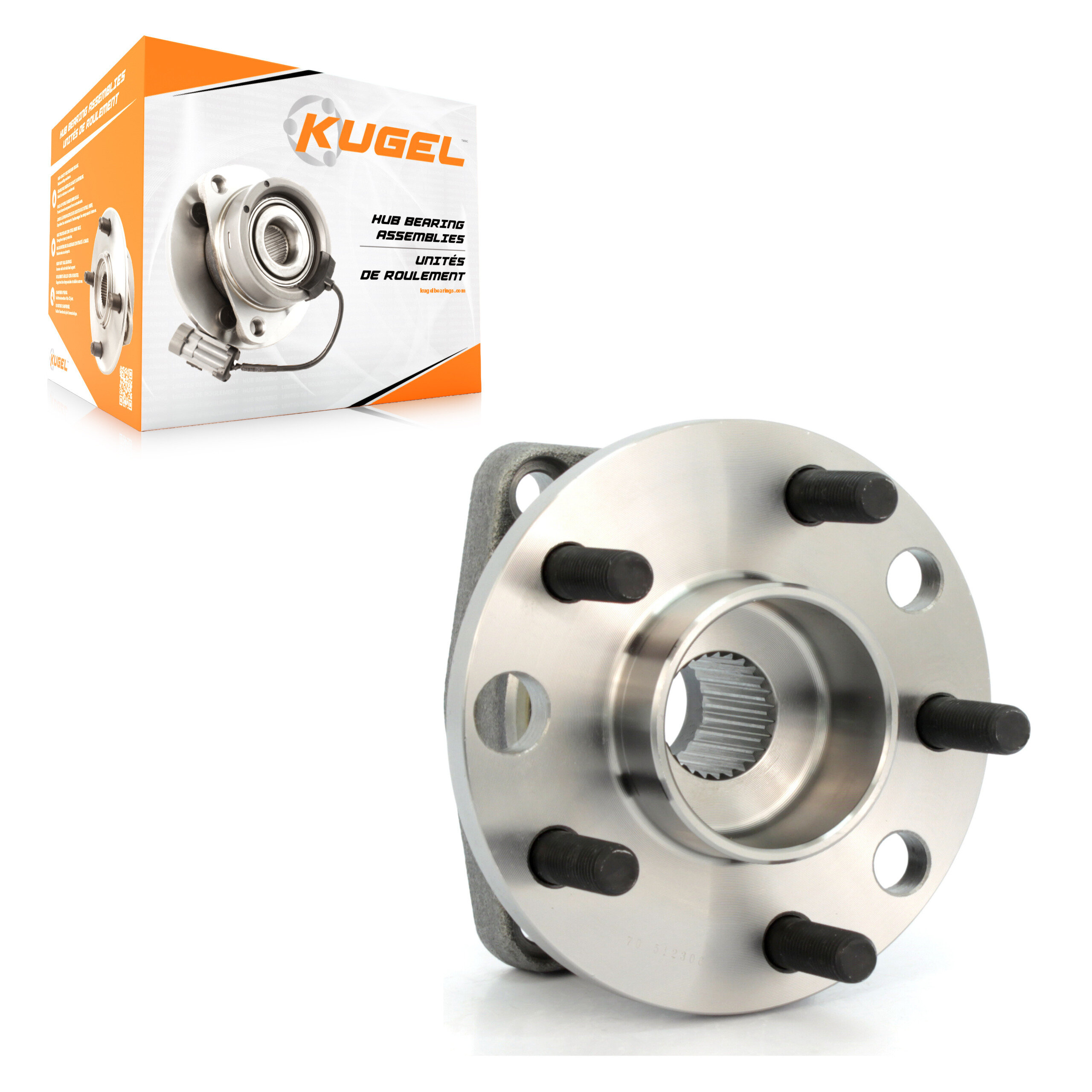 Kugel - 70-512306 - Rear Wheel Bearing and Hub Assembly
