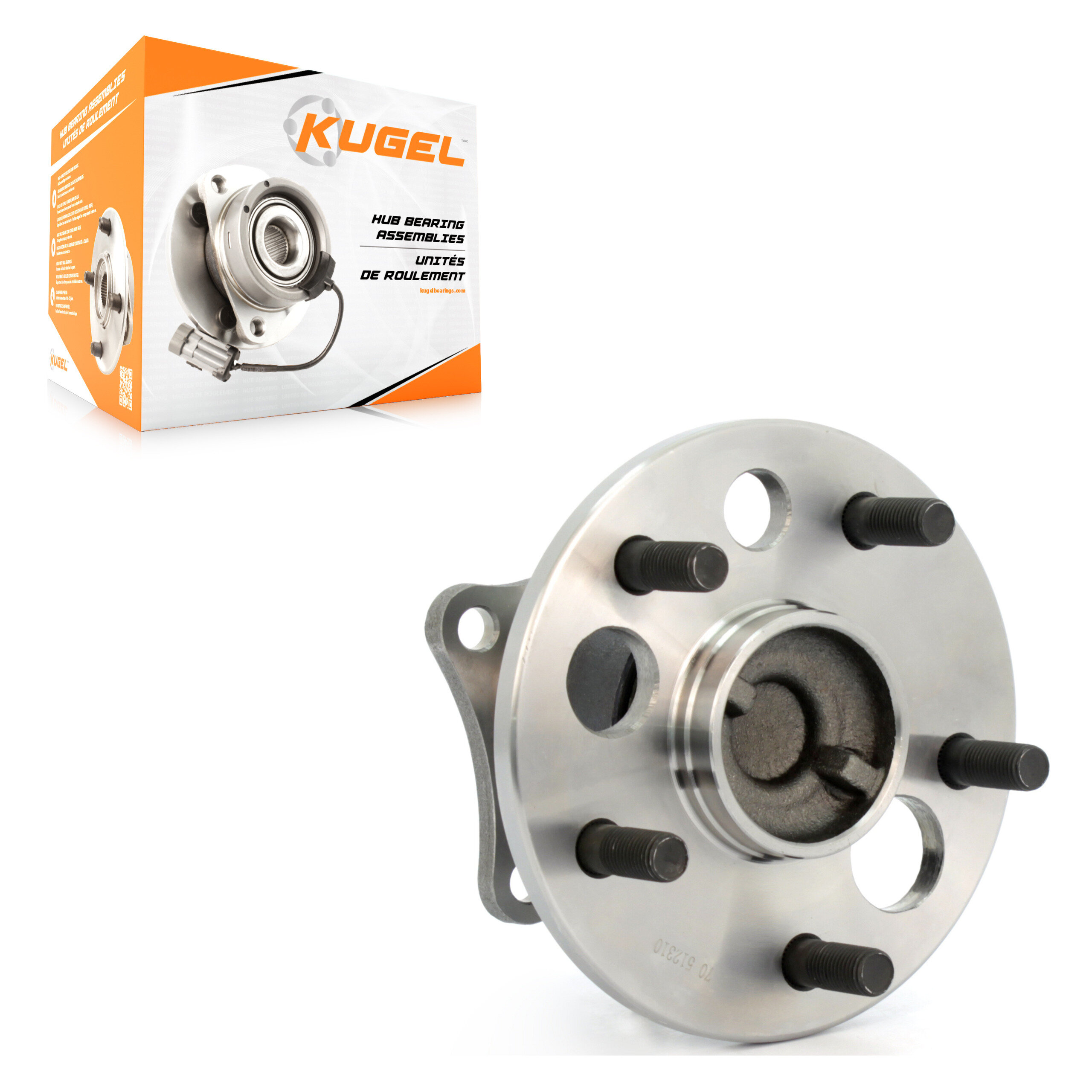 Kugel - 70-512310 - Rear Wheel Bearing and Hub Assembly