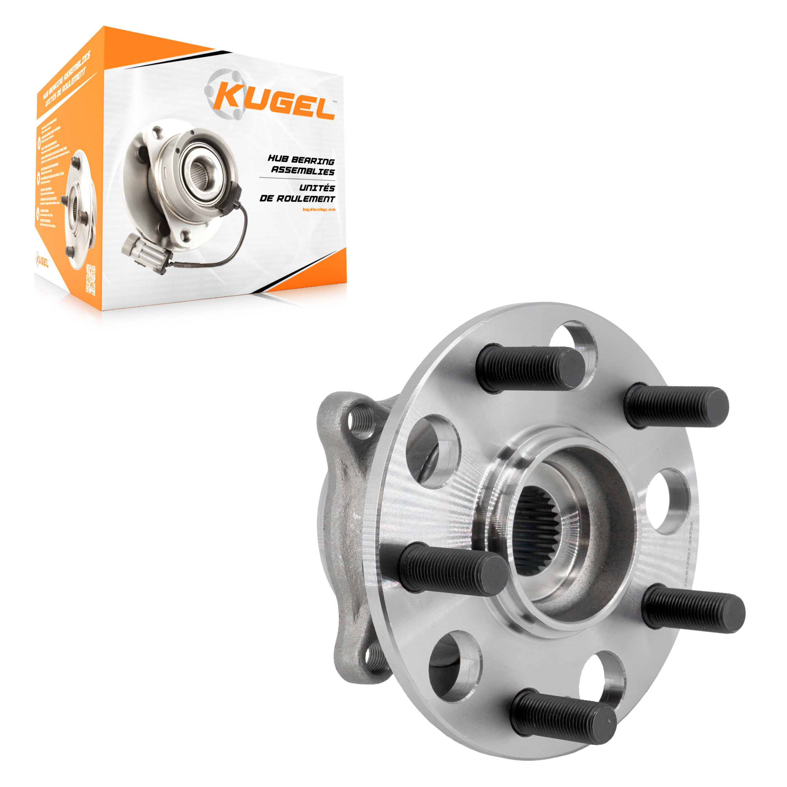Kugel - 70-512321 - Rear Wheel Bearing and Hub Assembly