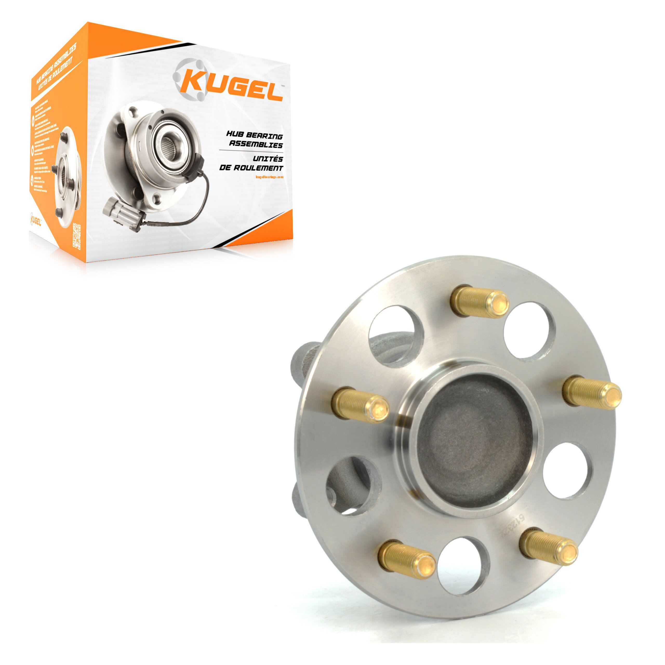 Kugel - 70-512322 - Rear Wheel Bearing and Hub Assembly
