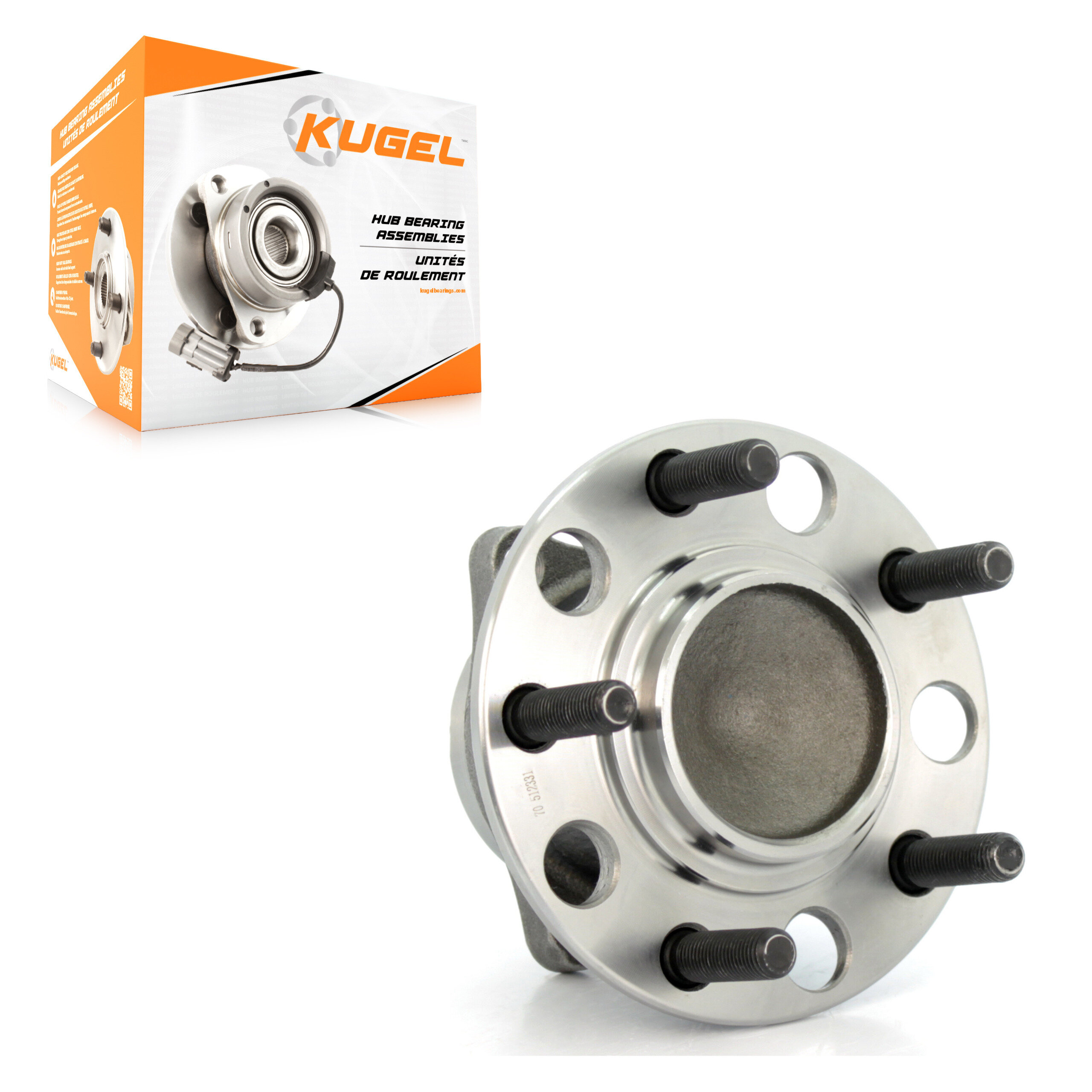 Kugel - 70-512331 - Rear Wheel Bearing and Hub Assembly