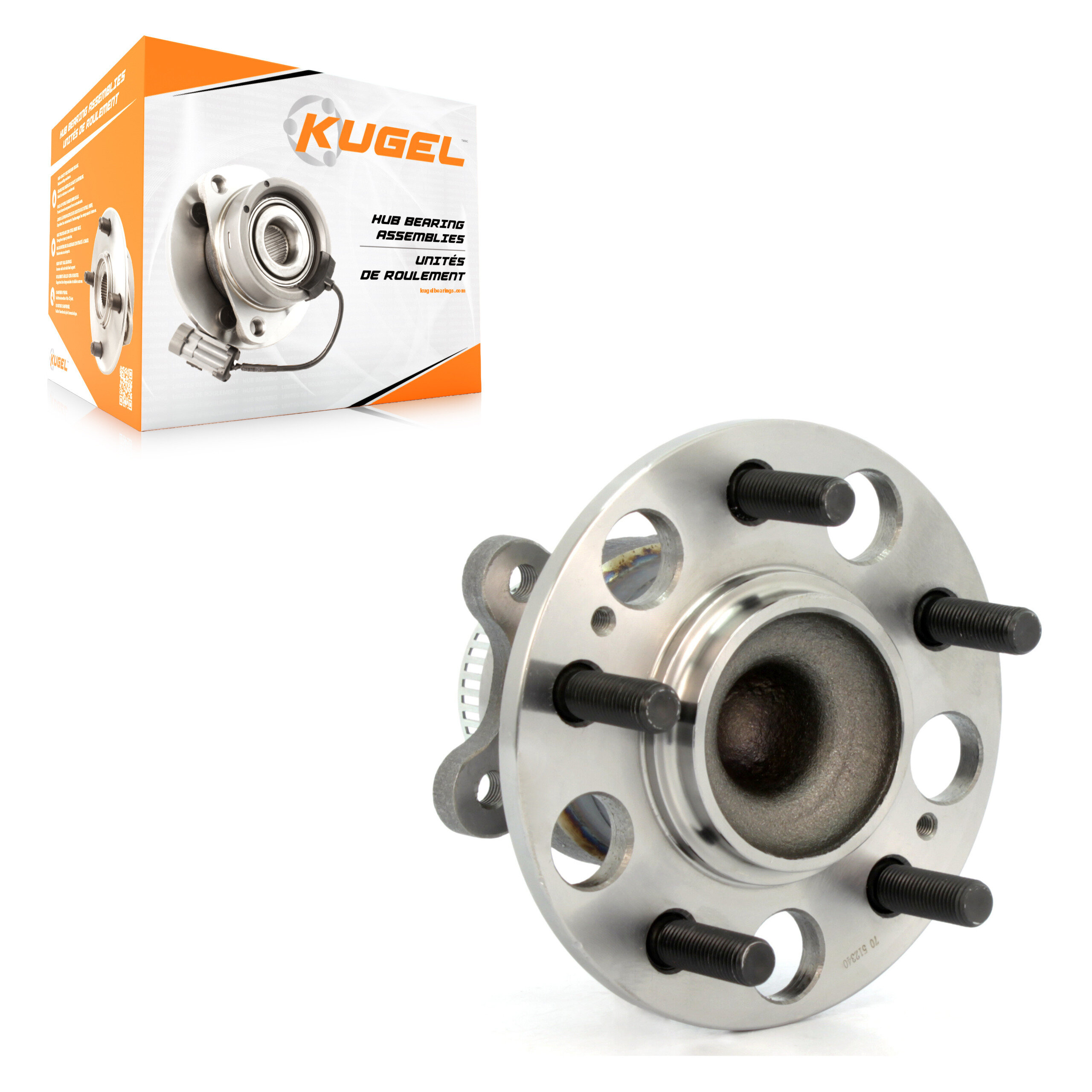 Kugel - 70-512340 - Rear Wheel Bearing and Hub Assembly