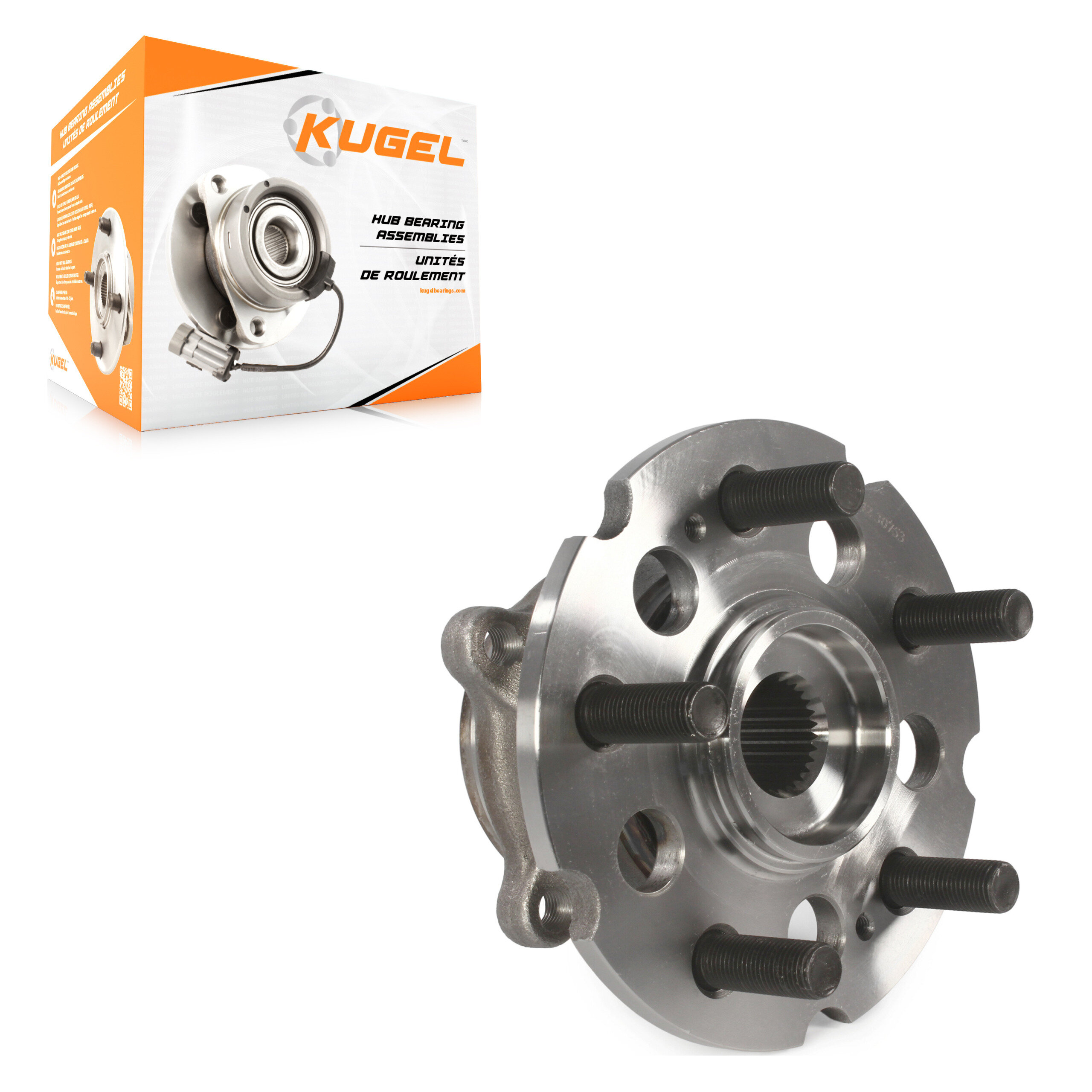 Kugel - 70-512342 - Rear Wheel Bearing and Hub Assembly