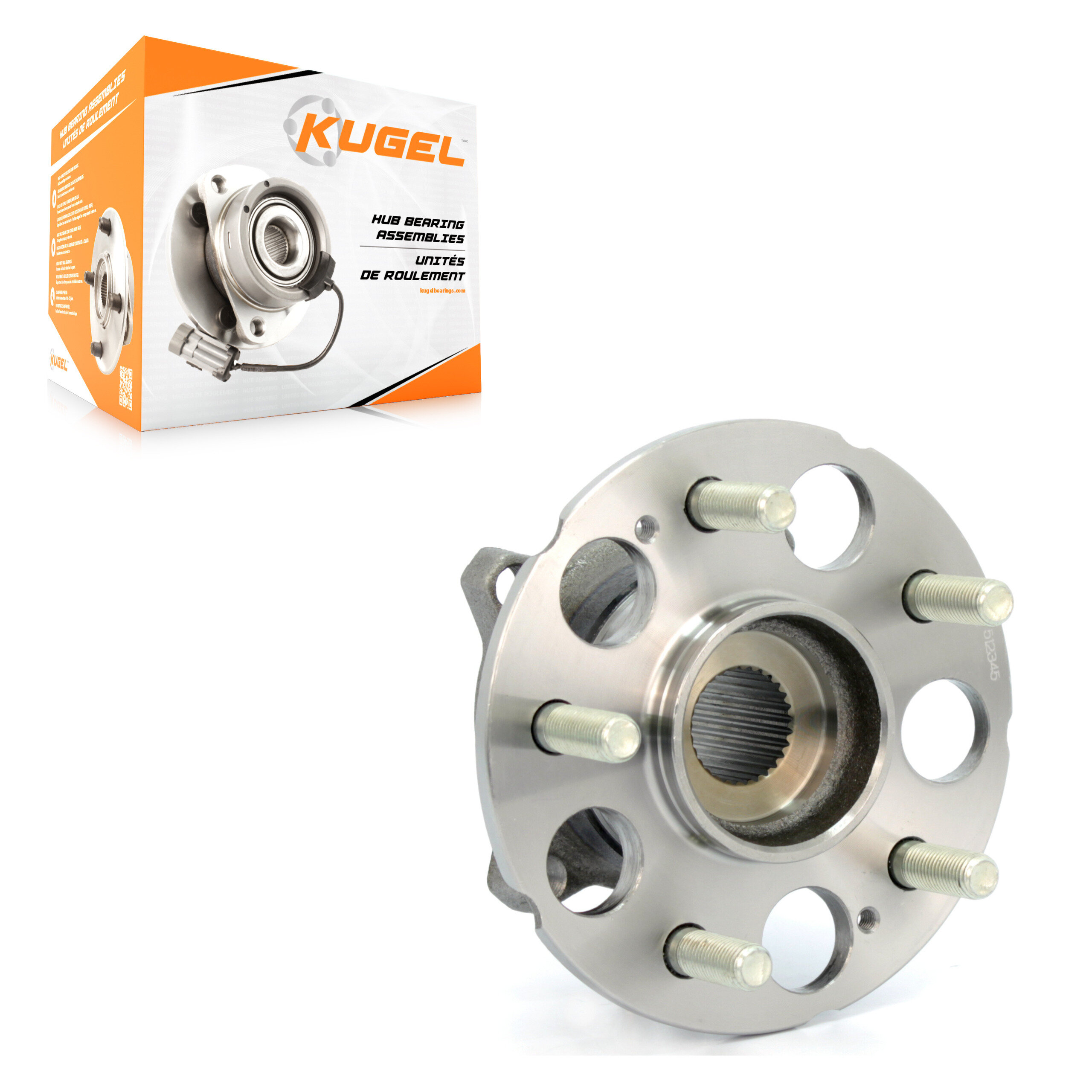 Kugel - 70-512345 - Rear Wheel Bearing and Hub Assembly