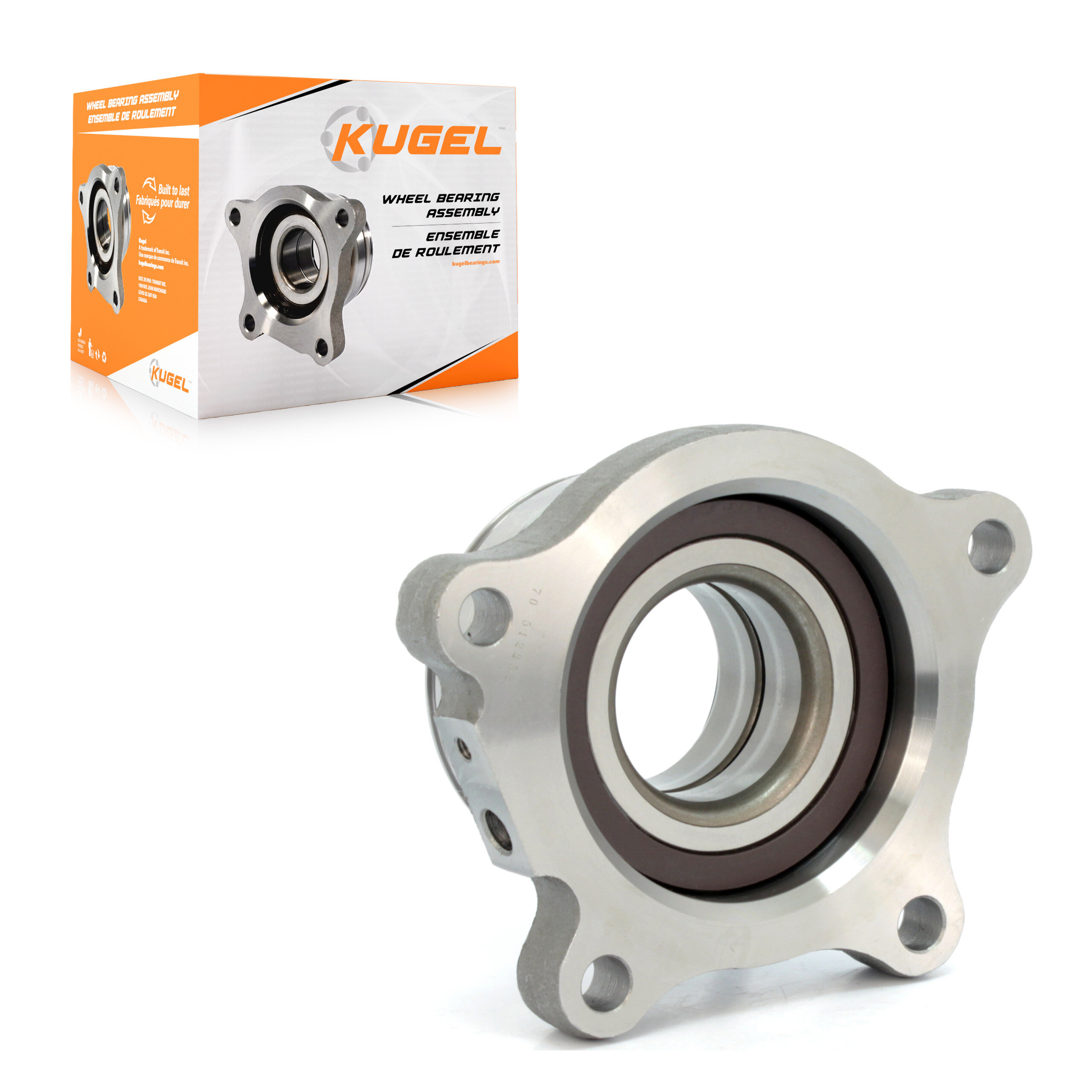 Kugel - 70-512352 - Rear Left Wheel Bearing Assembly