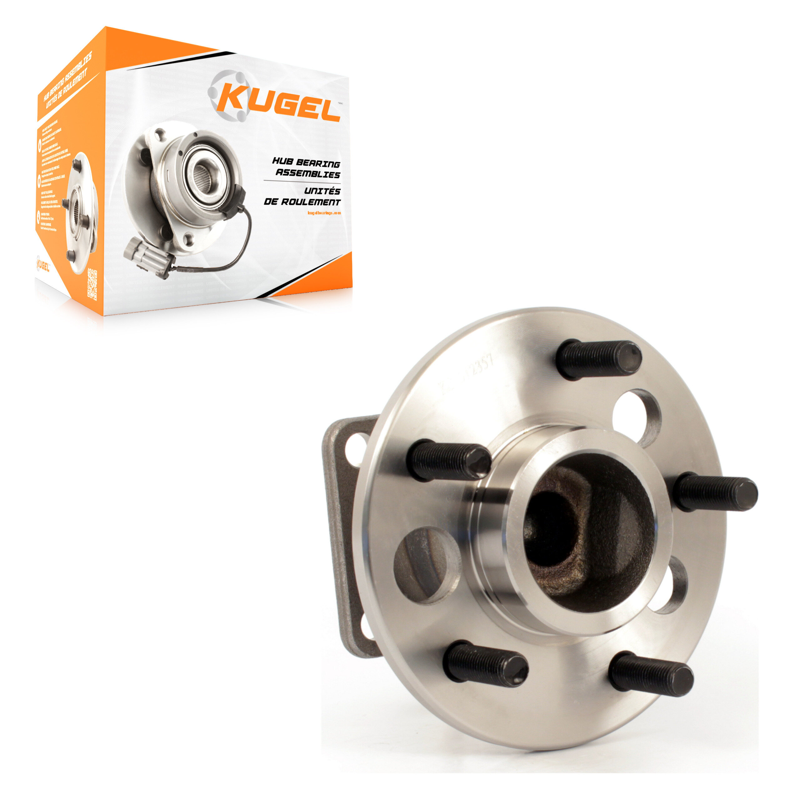 Kugel - 70-512357 - Rear Wheel Bearing and Hub Assembly