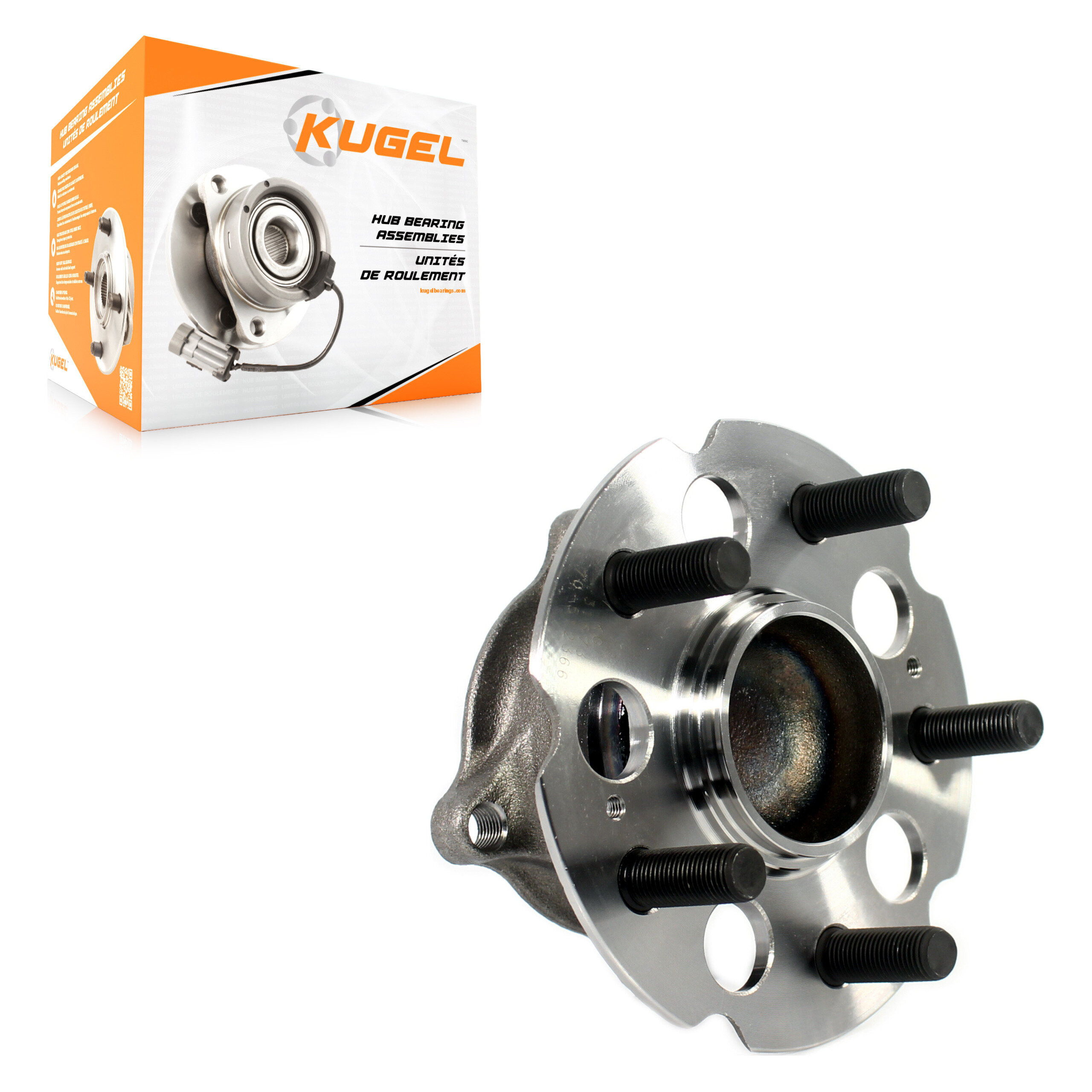 Kugel - 70-512366 - Rear Wheel Bearing and Hub Assembly