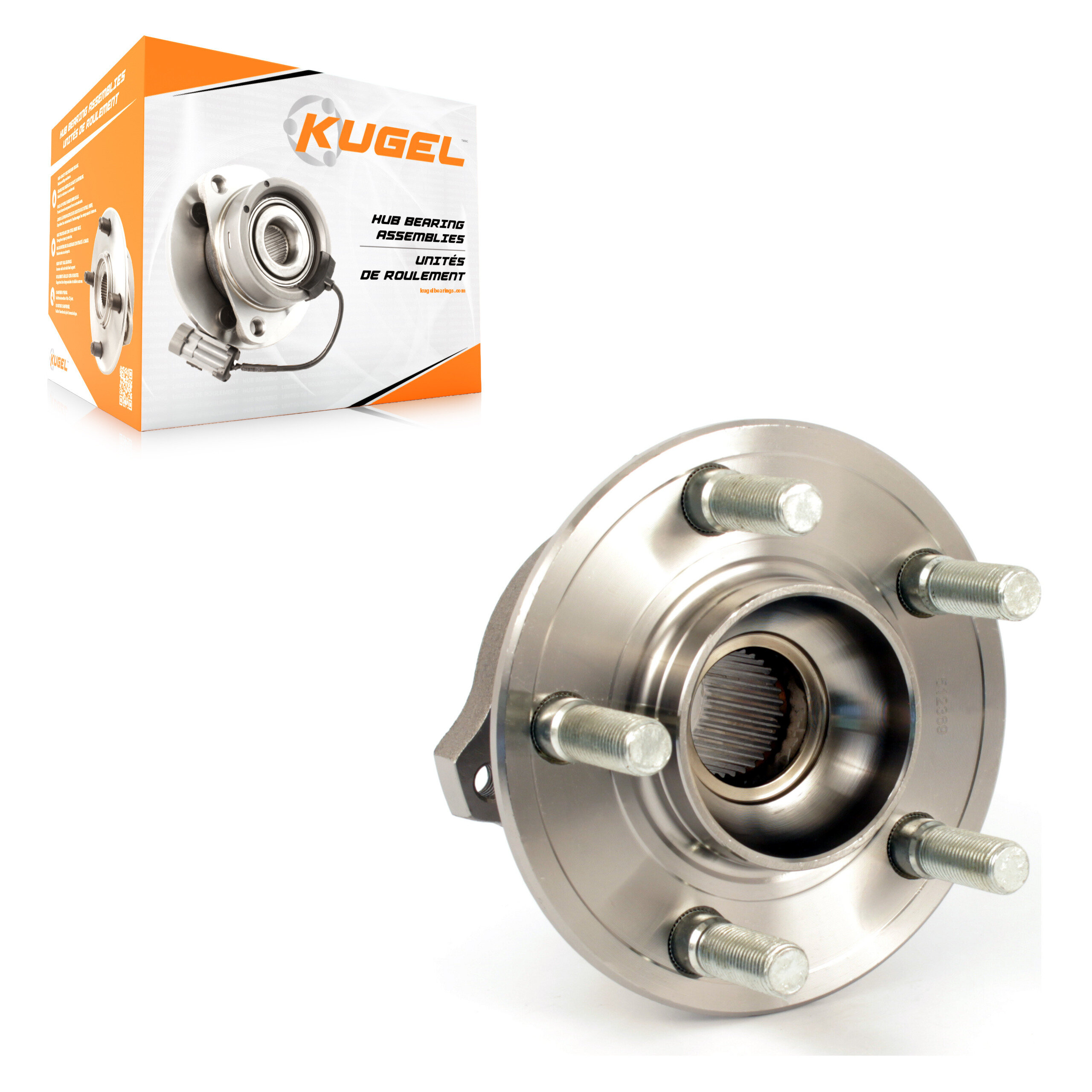 Kugel - 70-512369 - Rear Wheel Bearing and Hub Assembly