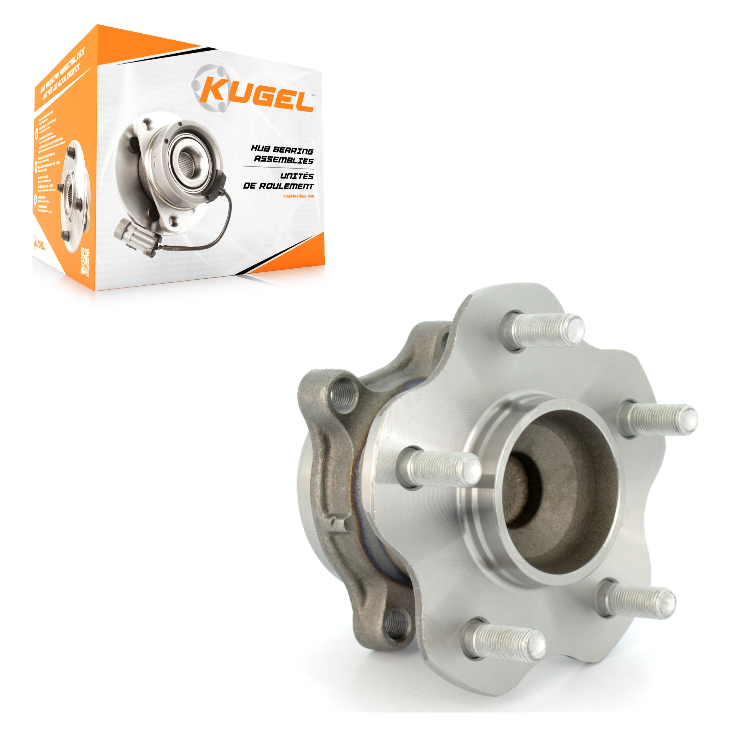 Kugel - 70-512383 - Rear Wheel Bearing and Hub Assembly