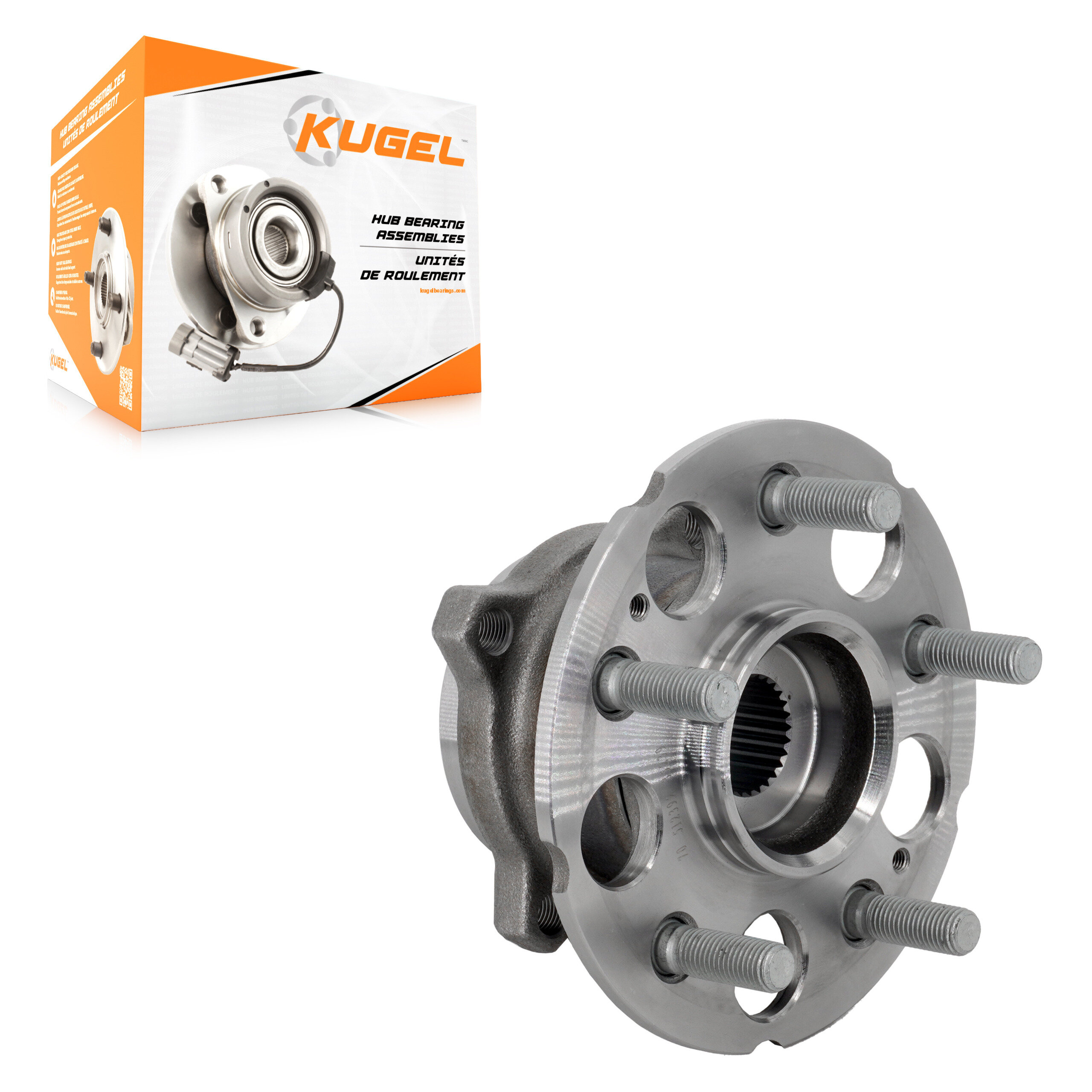 Kugel - 70-512392 - Rear Wheel Bearing and Hub Assembly