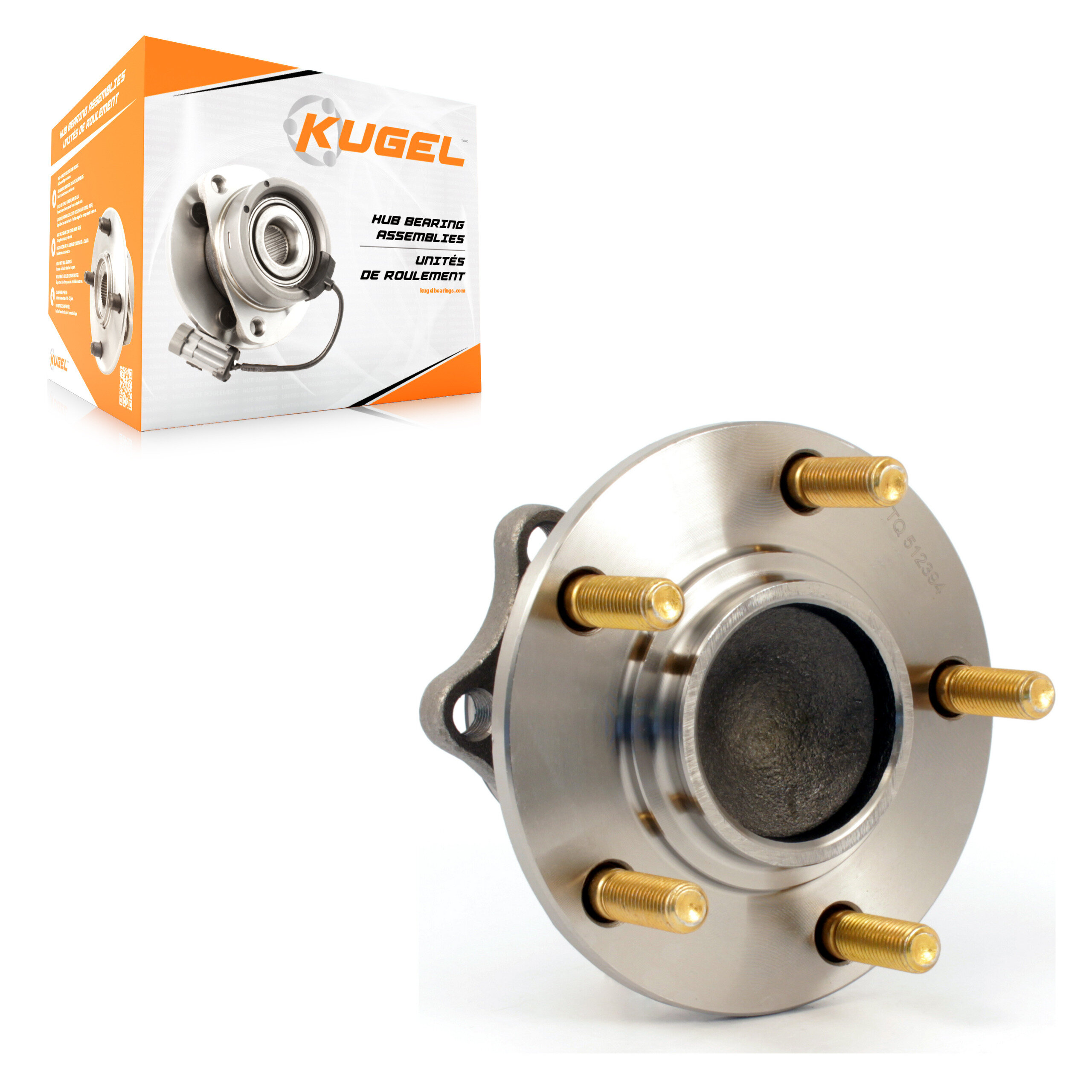 Kugel - 70-512394 - Rear Wheel Bearing and Hub Assembly