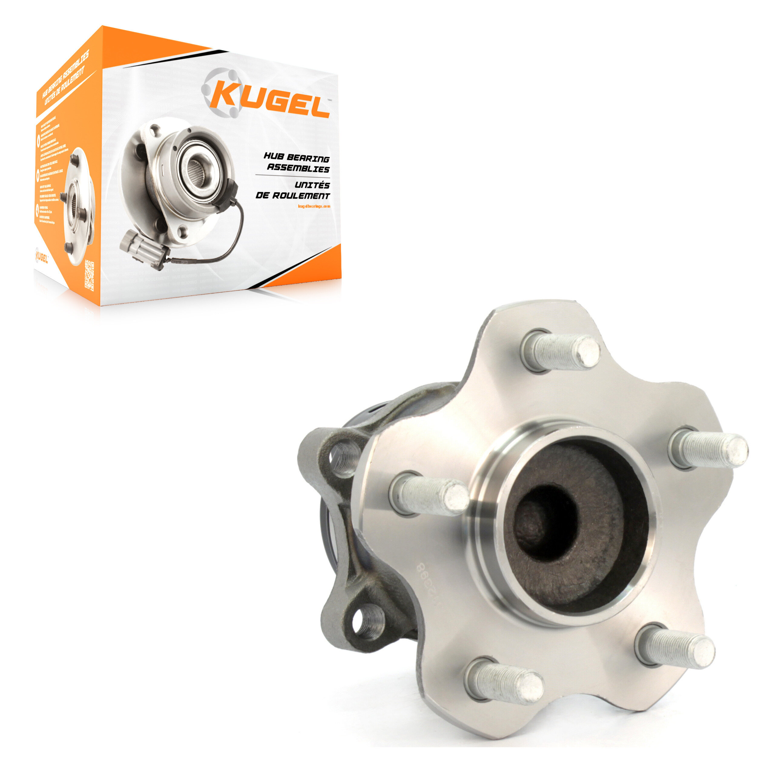Kugel - 70-512398 - Rear Wheel Bearing and Hub Assembly