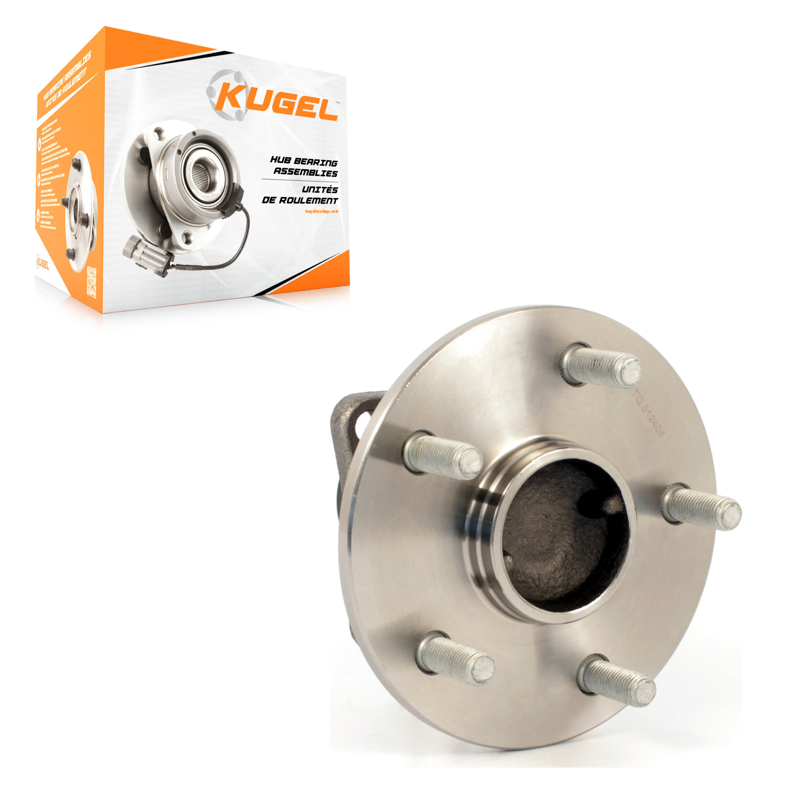 Kugel - 70-512405 - Rear Wheel Bearing and Hub Assembly
