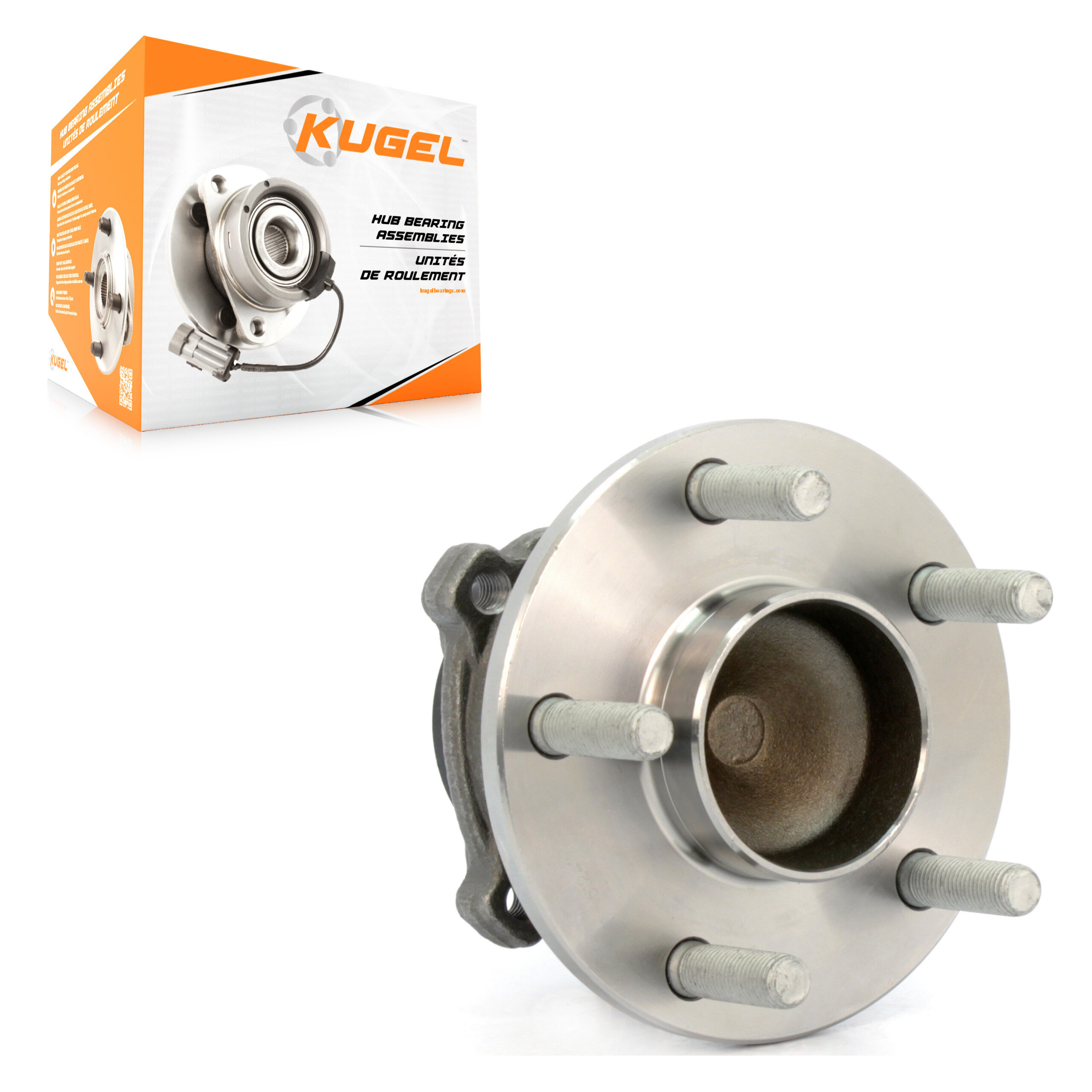 Kugel - 70-512411 - Rear Wheel Bearing and Hub Assembly
