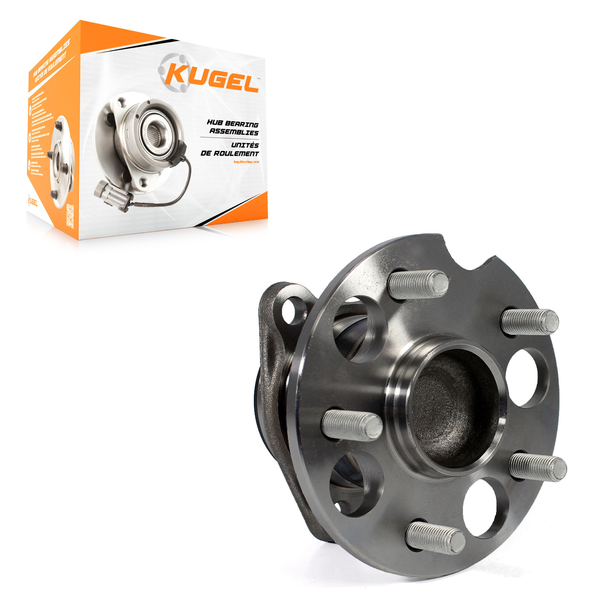 Kugel - 70-512421 - Rear Left Wheel Bearing and Hub Assembly