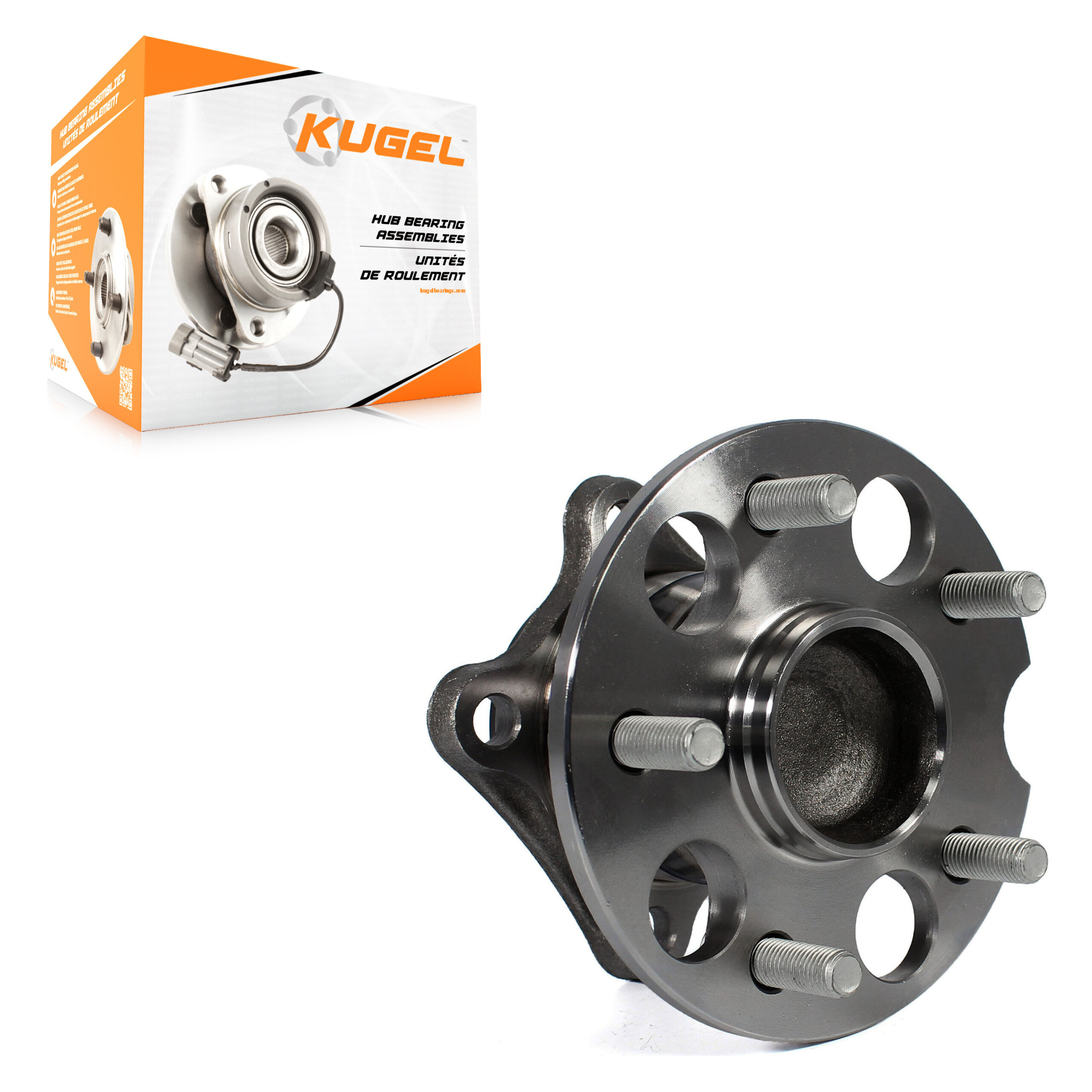 Kugel - 70-512422 - Rear Right Wheel Bearing and Hub Assembly