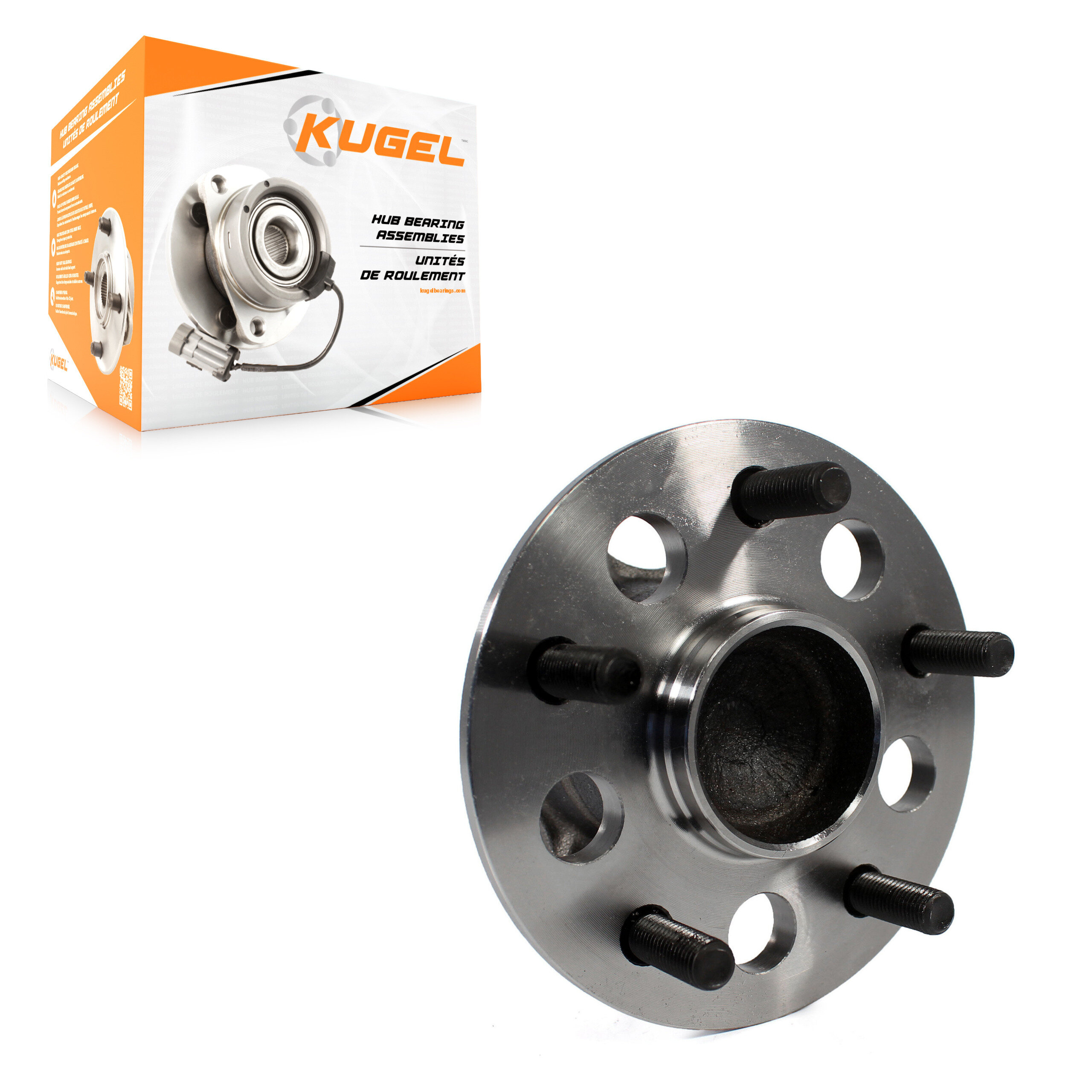 Kugel - 70-512454 - Rear Left Wheel Bearing and Hub Assembly