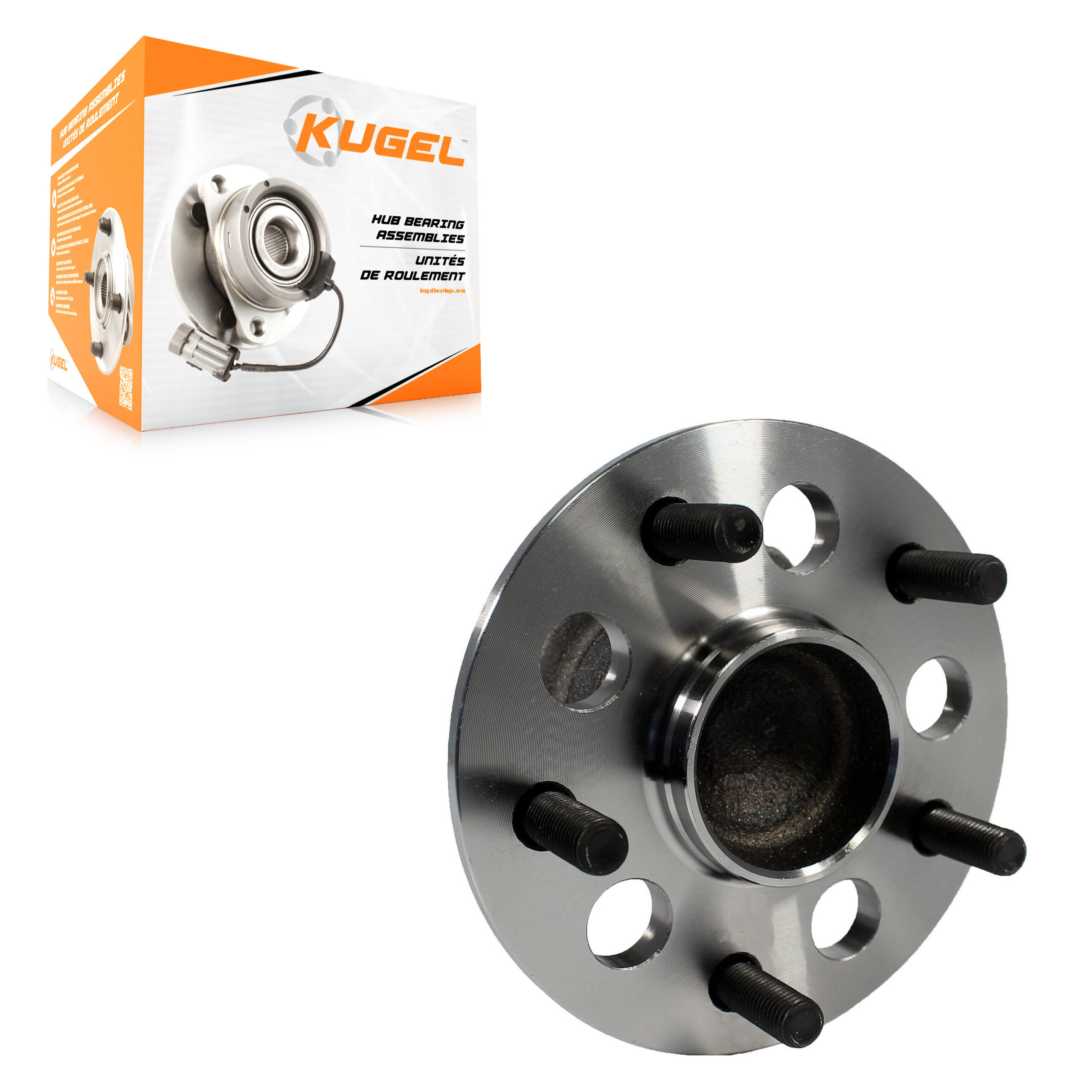 Kugel - 70-512455 - Rear Right Wheel Bearing and Hub Assembly