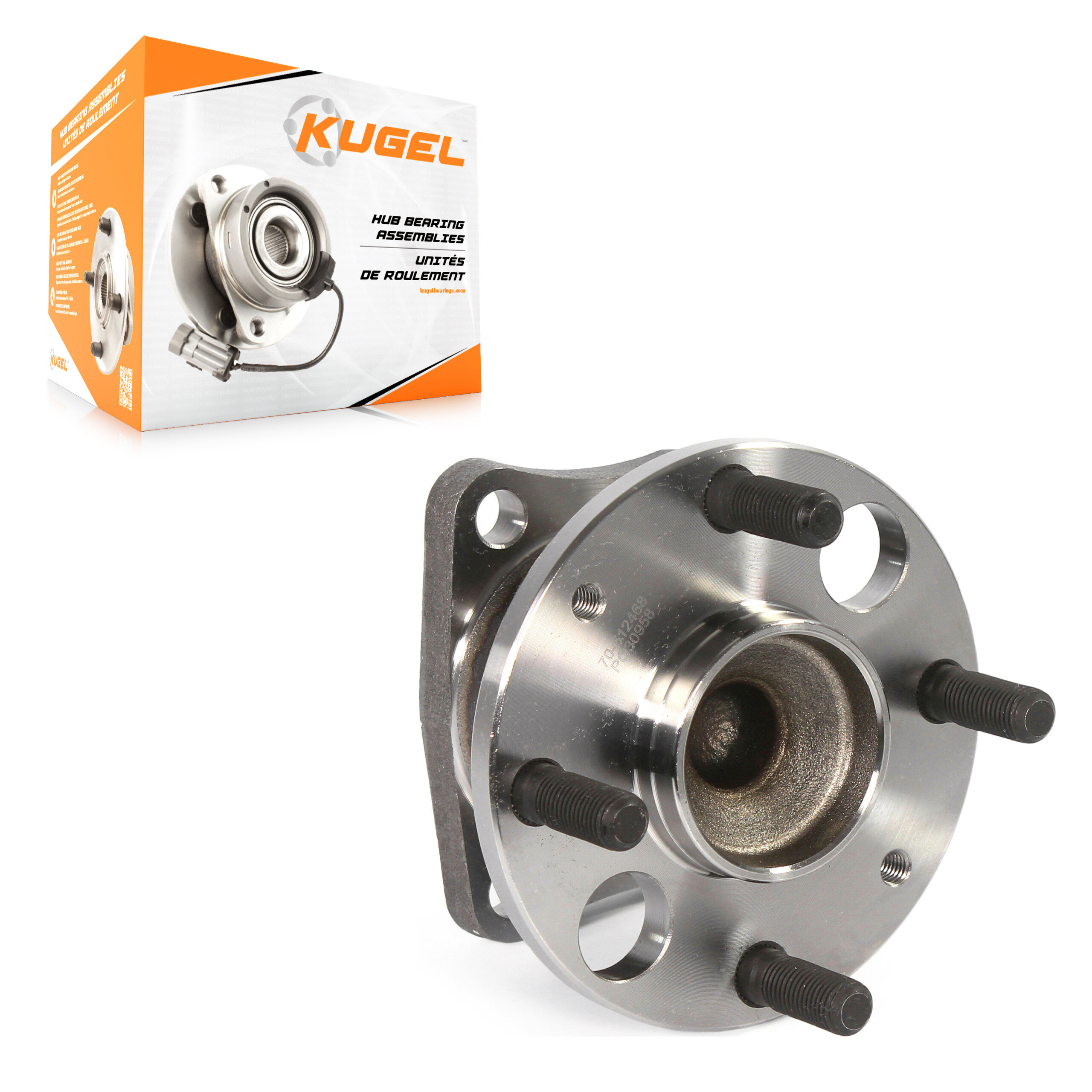 Kugel - 70-512468 - Rear Wheel Bearing and Hub Assembly