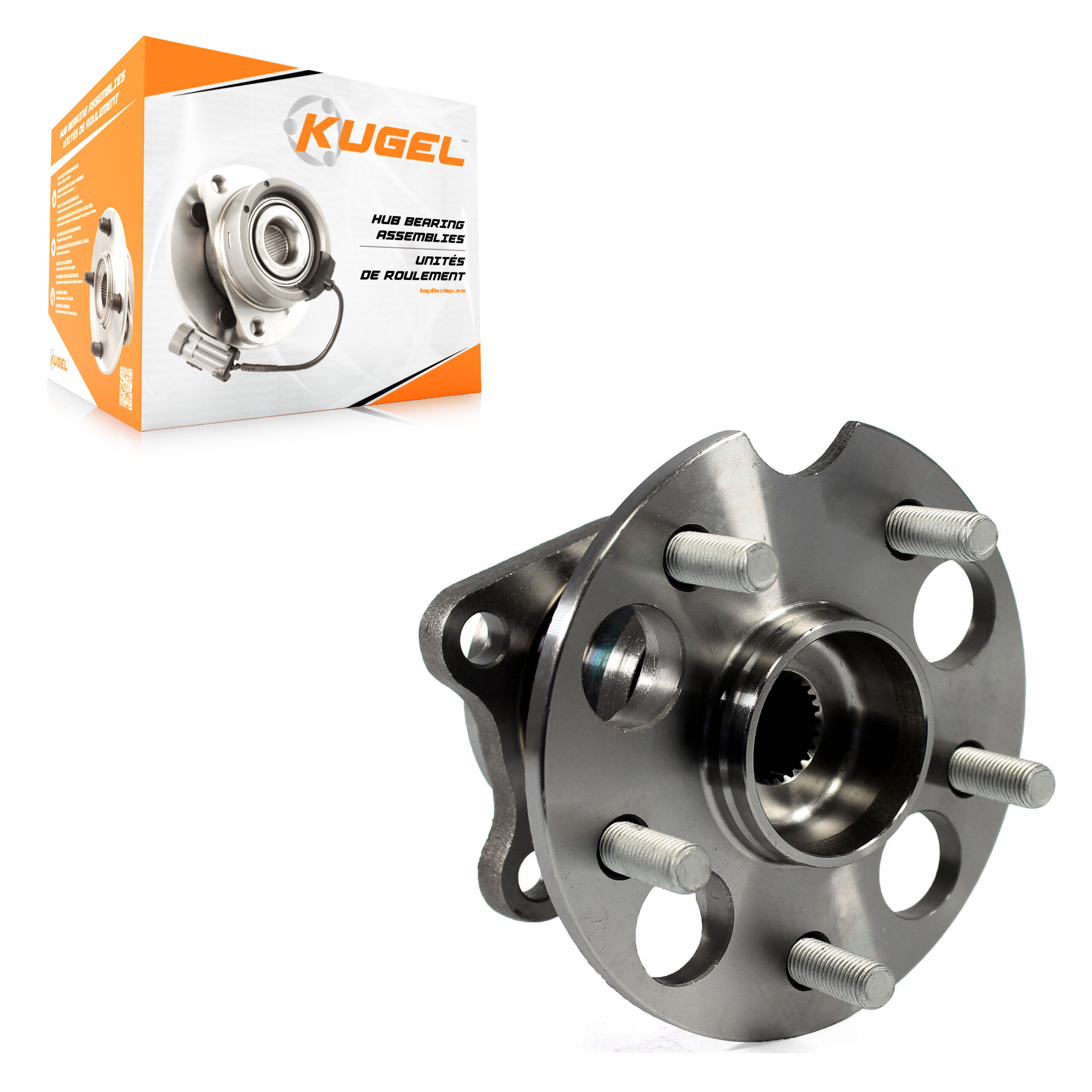 Kugel - 70-512482 - Rear Wheel Bearing and Hub Assembly