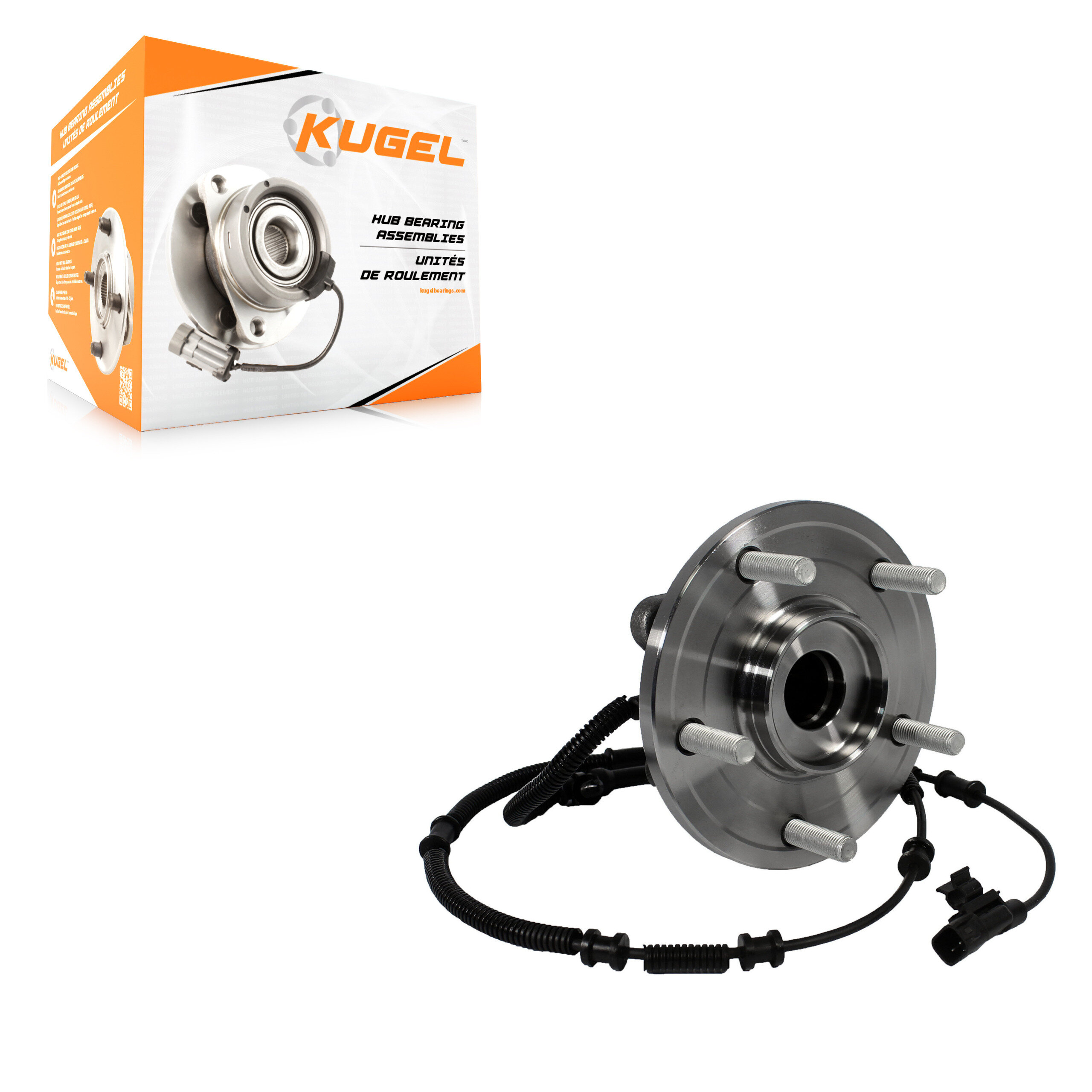 Kugel - 70-512493 - Rear Wheel Bearing and Hub Assembly