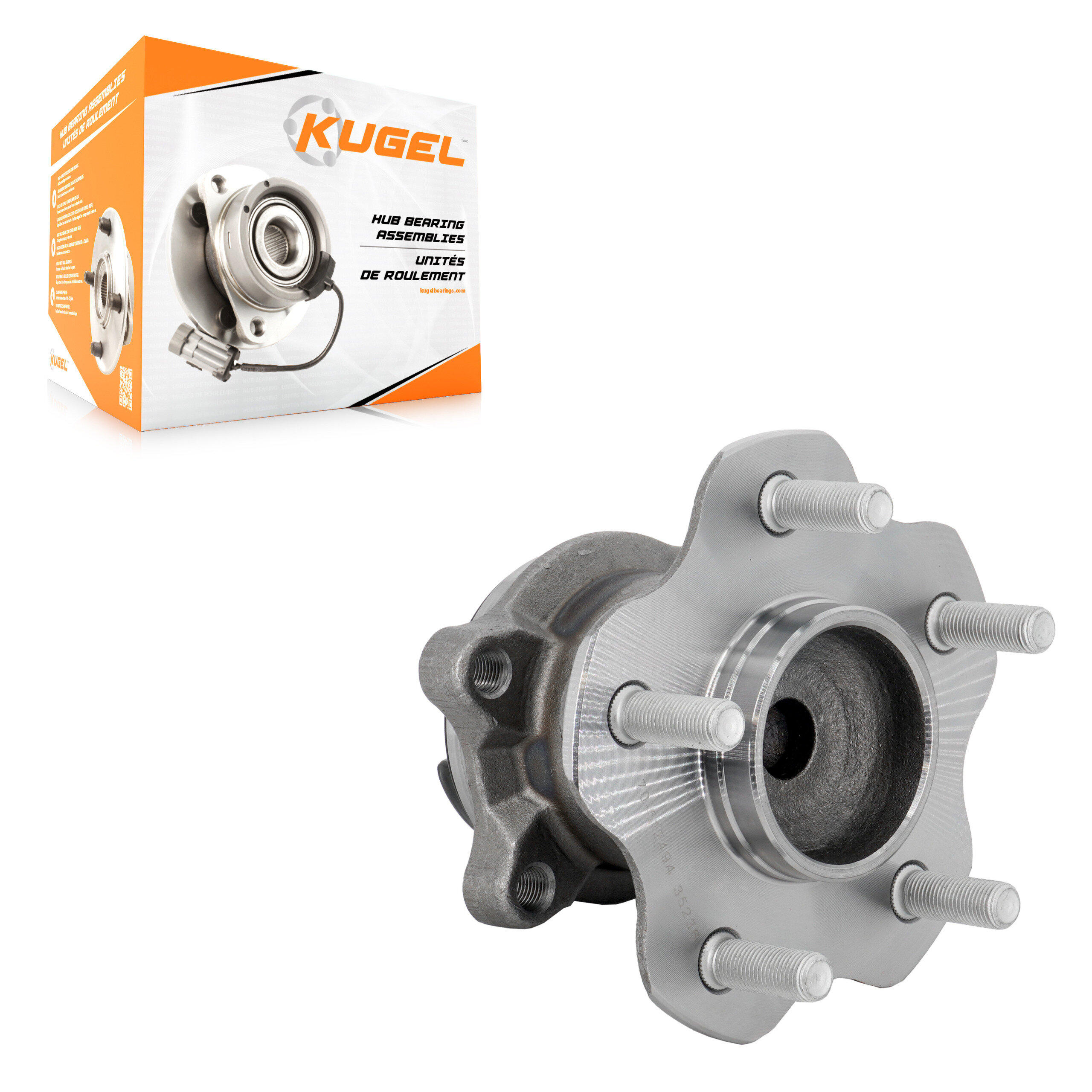 Kugel - 70-512494 - Rear Wheel Bearing and Hub Assembly
