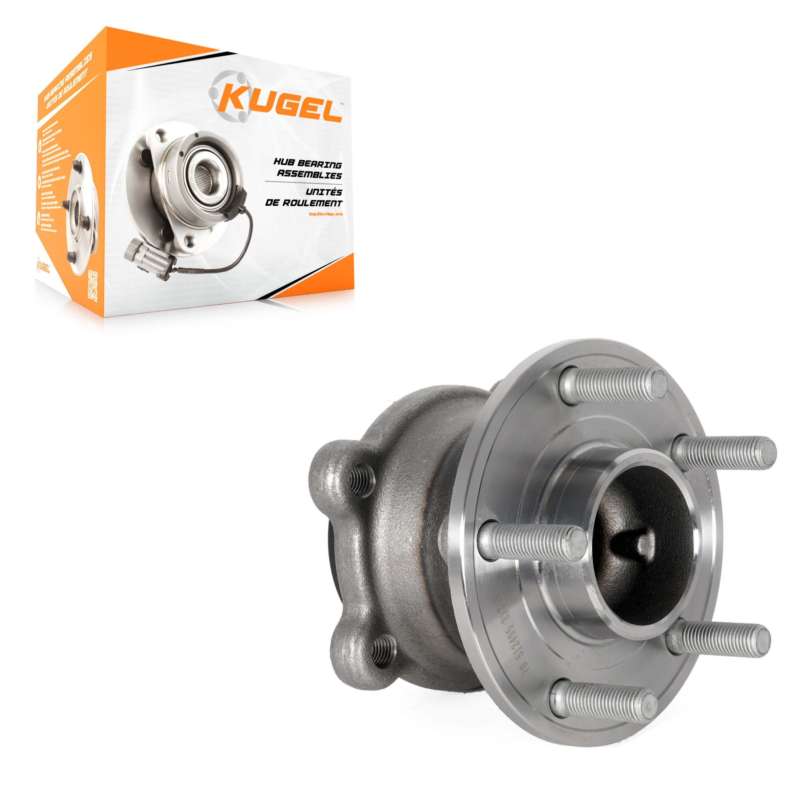 Kugel - 70-512496 - Rear Wheel Bearing and Hub Assembly