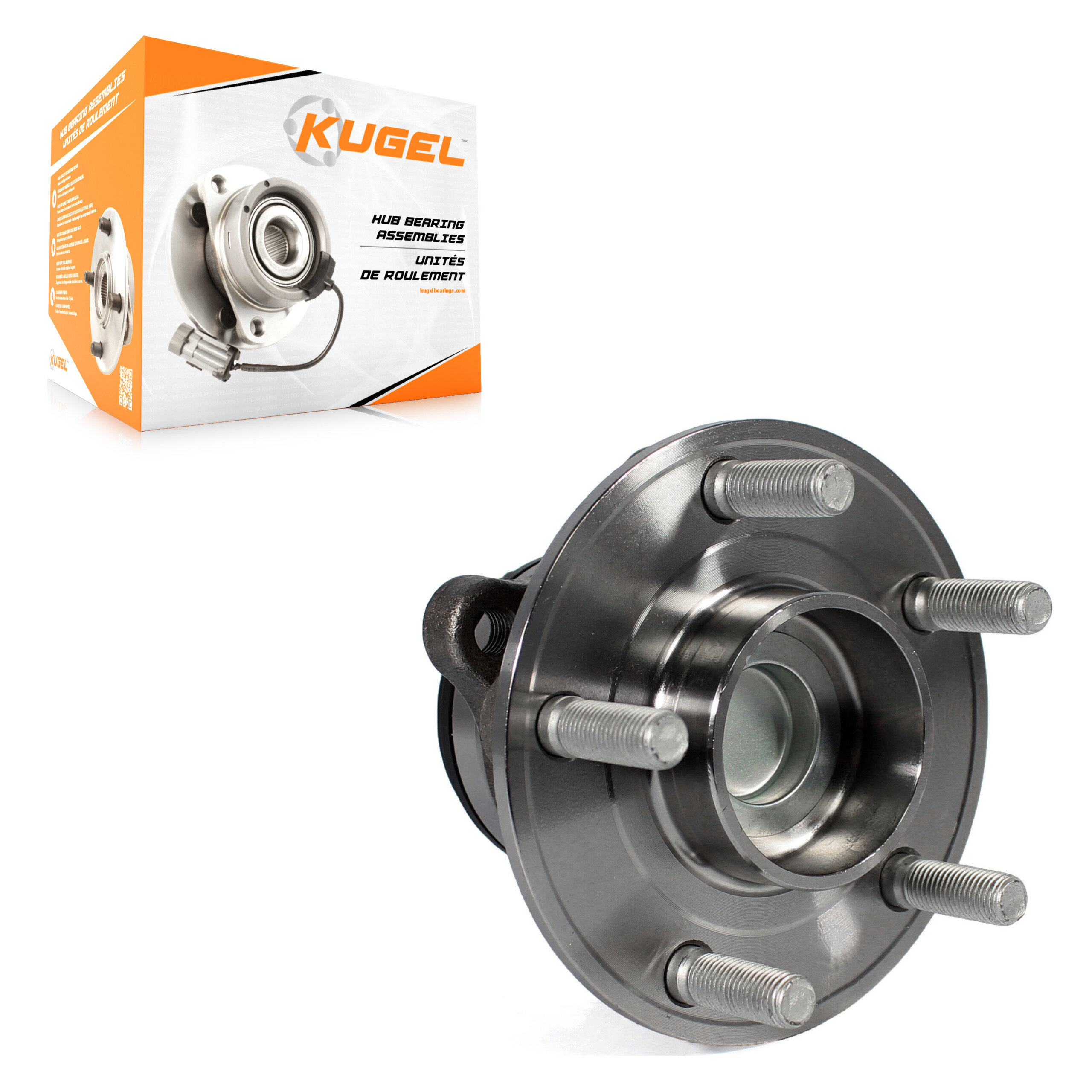 Kugel - 70-512497 - Rear Wheel Bearing and Hub Assembly