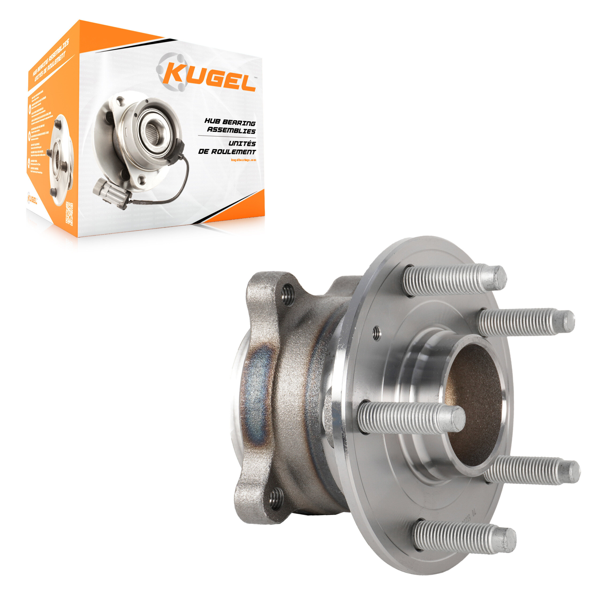 Kugel - 70-512507 - Rear Wheel Bearing and Hub Assembly