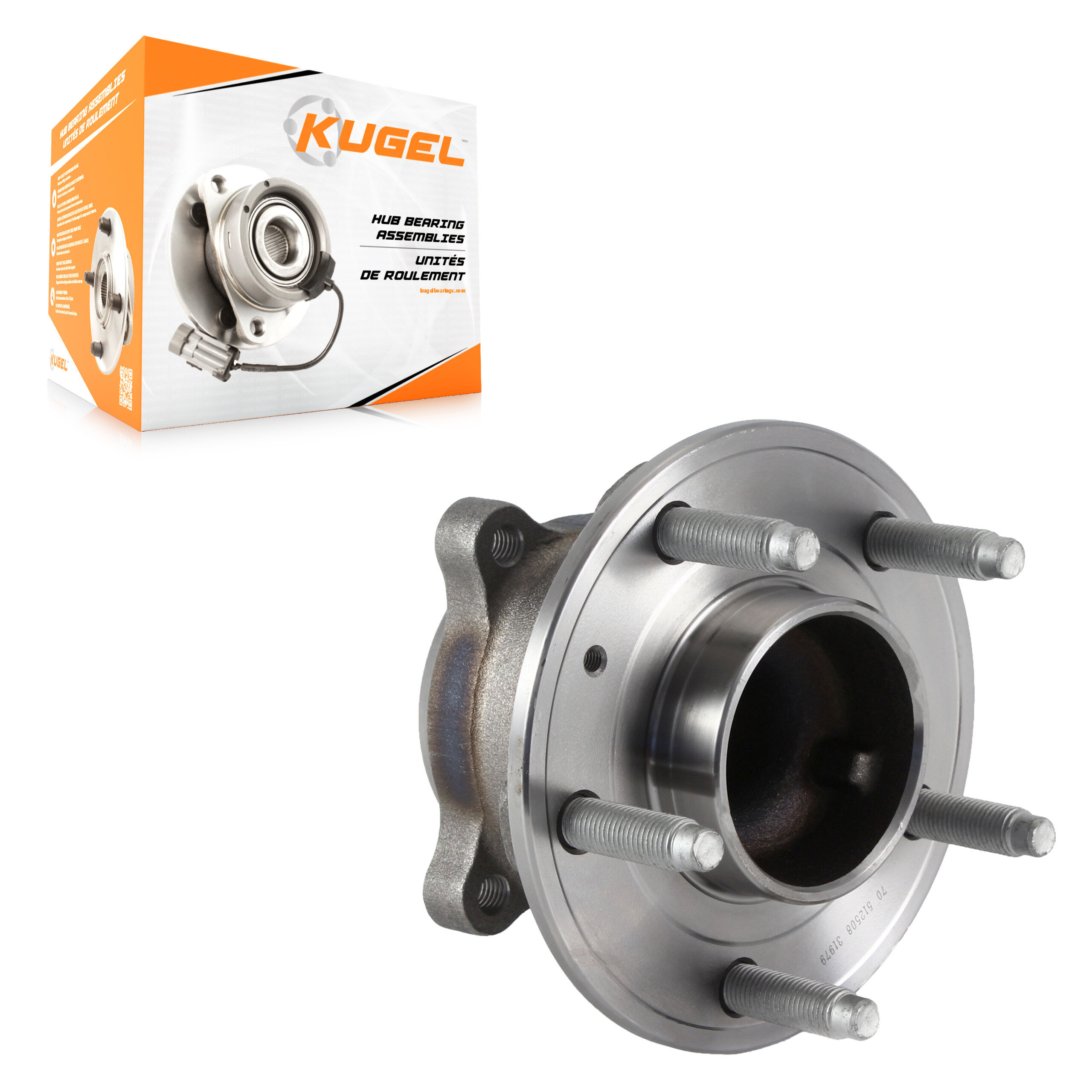 Kugel - 70-512508 - Rear Wheel Bearing and Hub Assembly