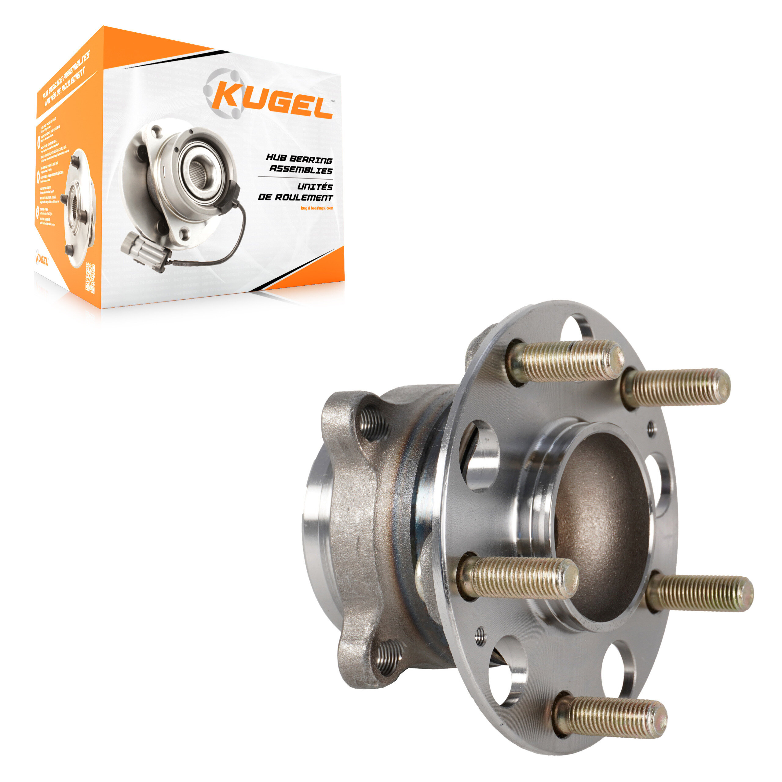 Kugel - 70-512516 - Rear Wheel Bearing and Hub Assembly