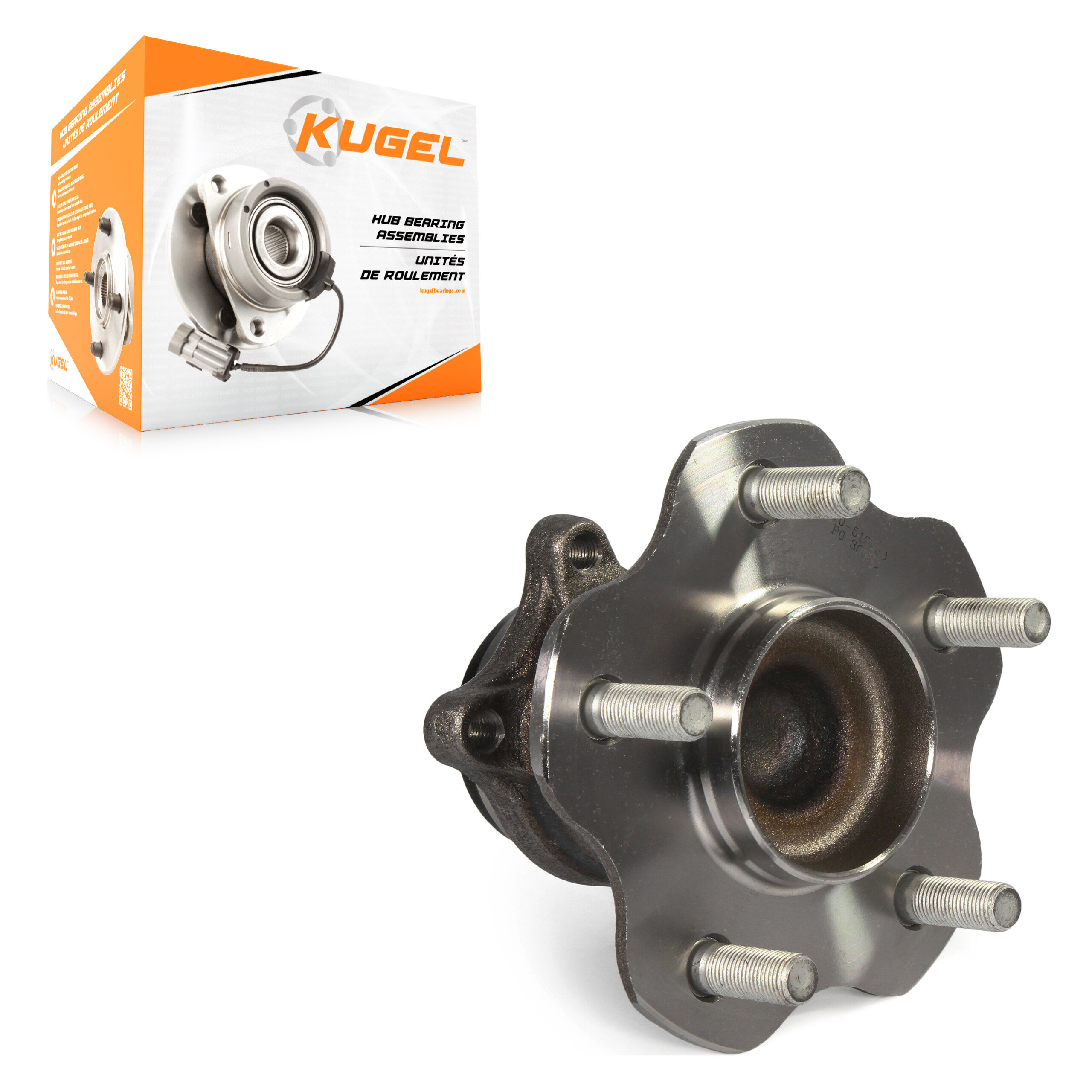 Kugel - 70-512530 - Rear Wheel Bearing and Hub Assembly