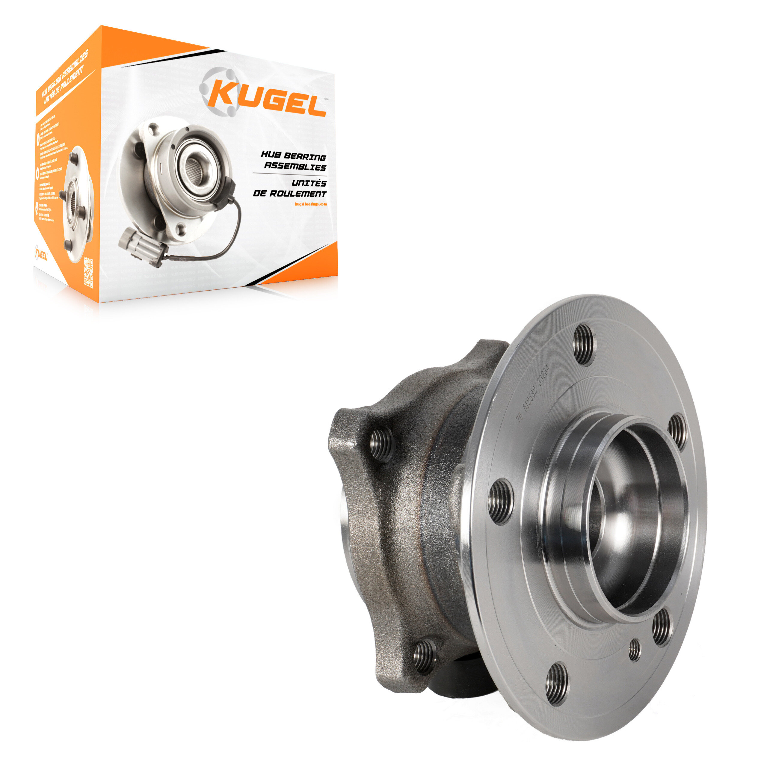 Kugel - 70-512532 - Rear Wheel Bearing and Hub Assembly