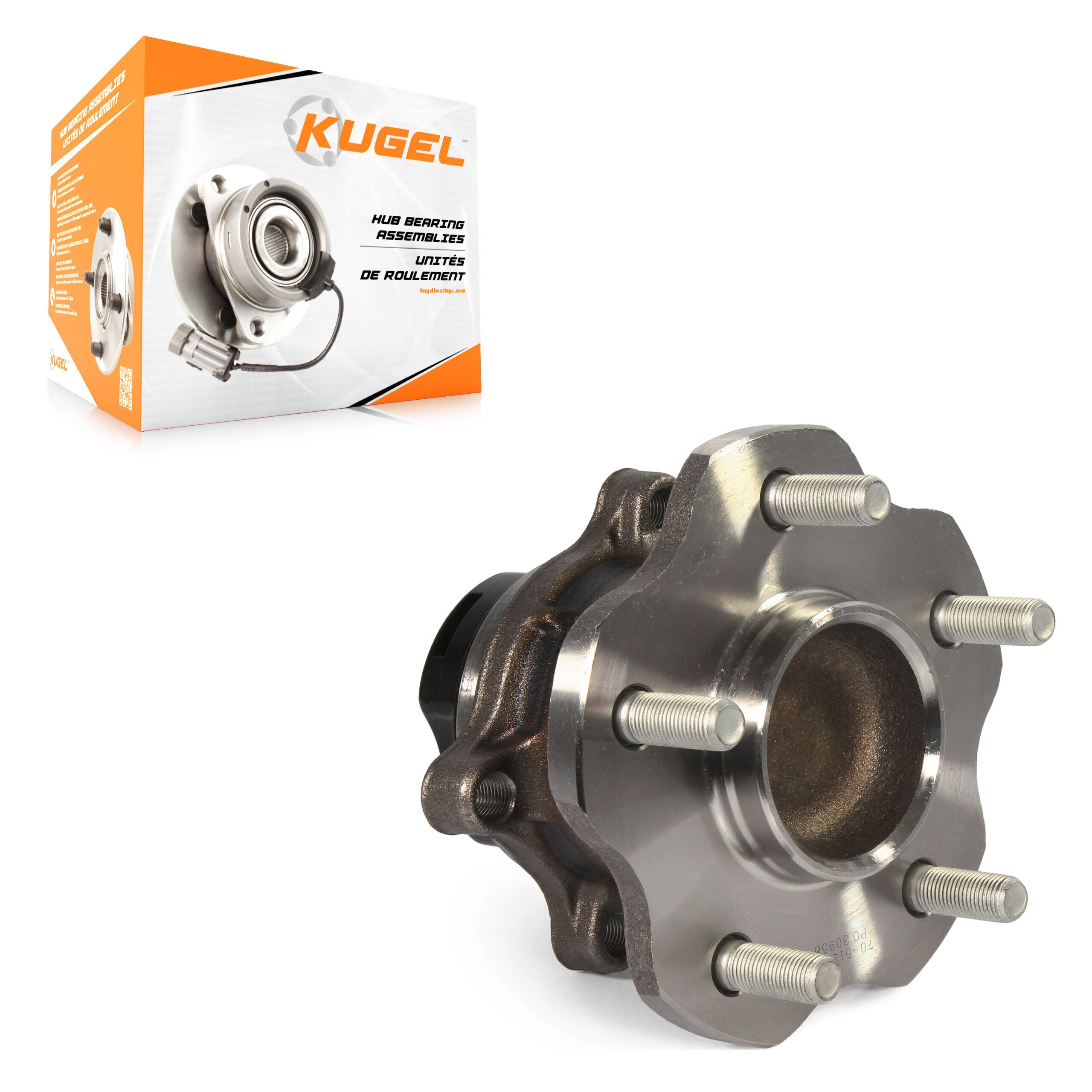 Kugel - 70-512533 - Rear Wheel Bearing and Hub Assembly