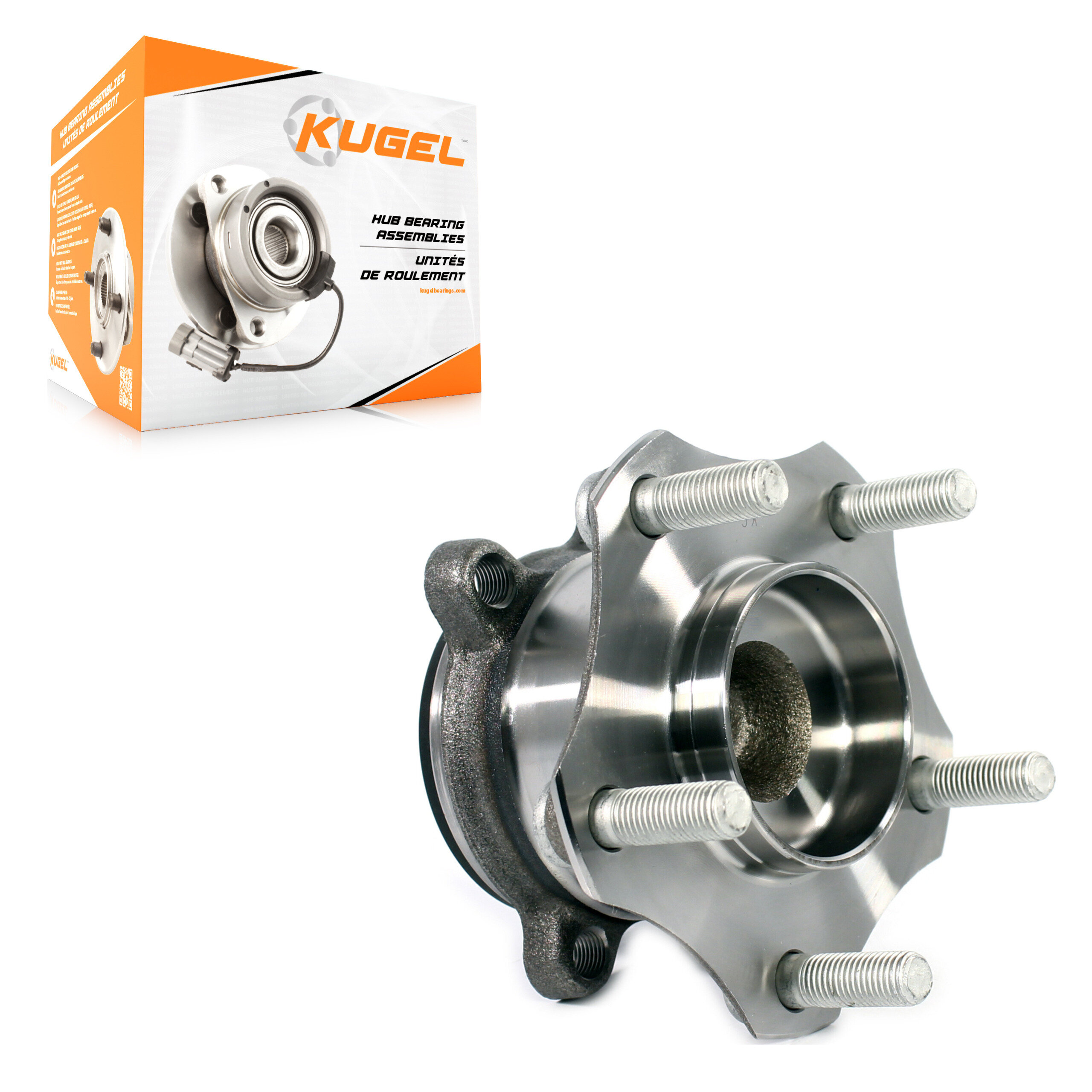 Kugel - 70-512552 - Rear Wheel Bearing and Hub Assembly