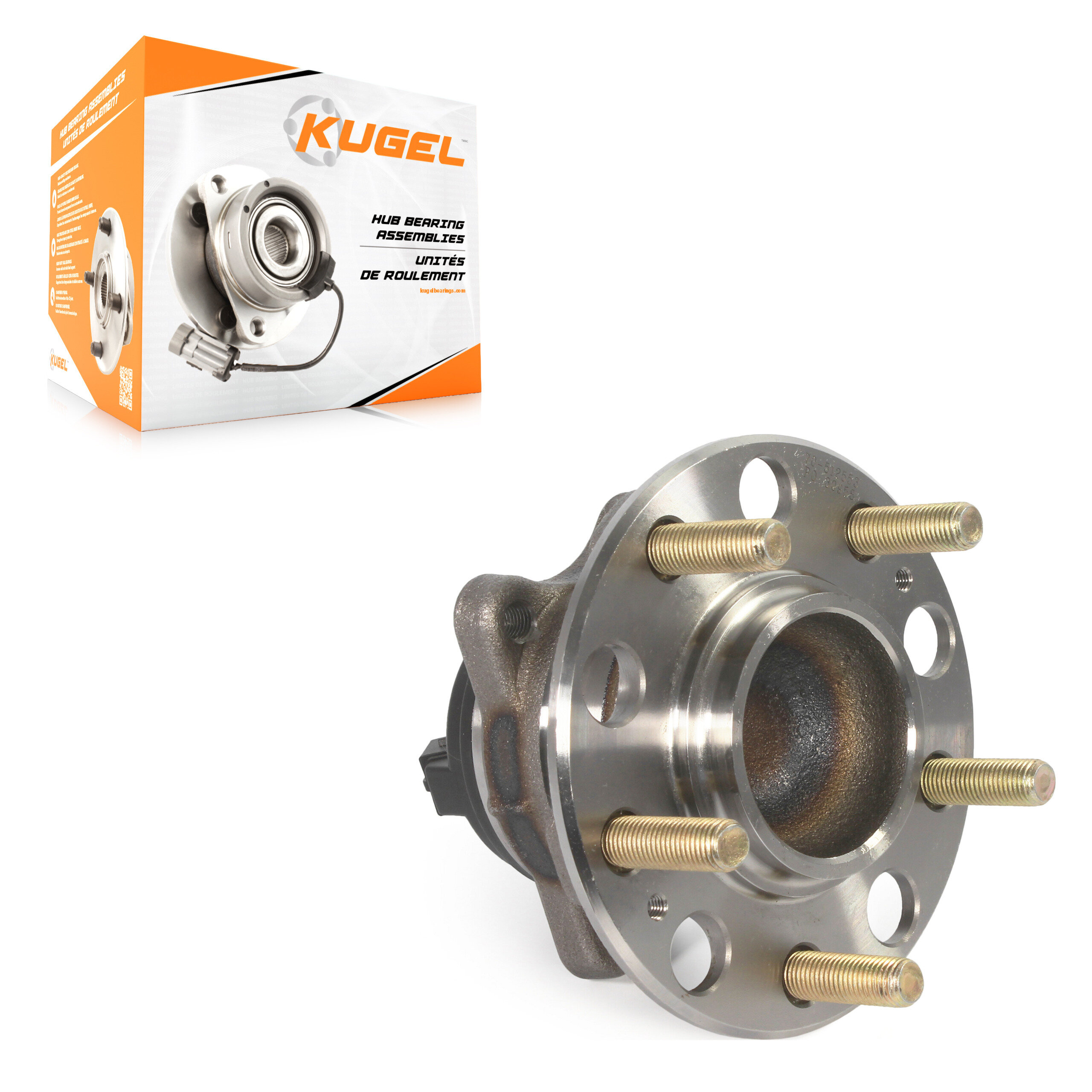 Kugel - 70-512553 - Rear Wheel Bearing and Hub Assembly