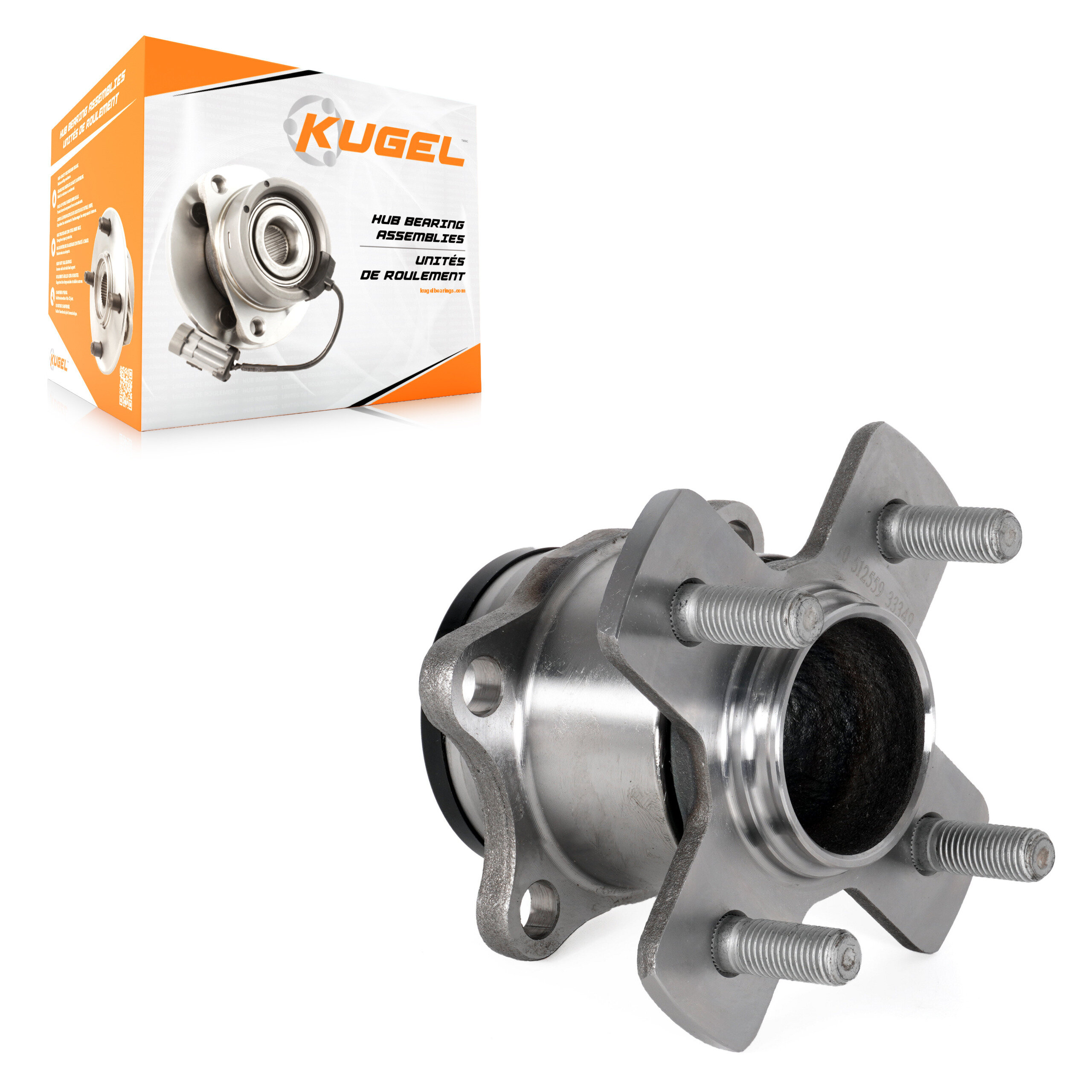 Kugel - 70-512559 - Rear Wheel Bearing and Hub Assembly