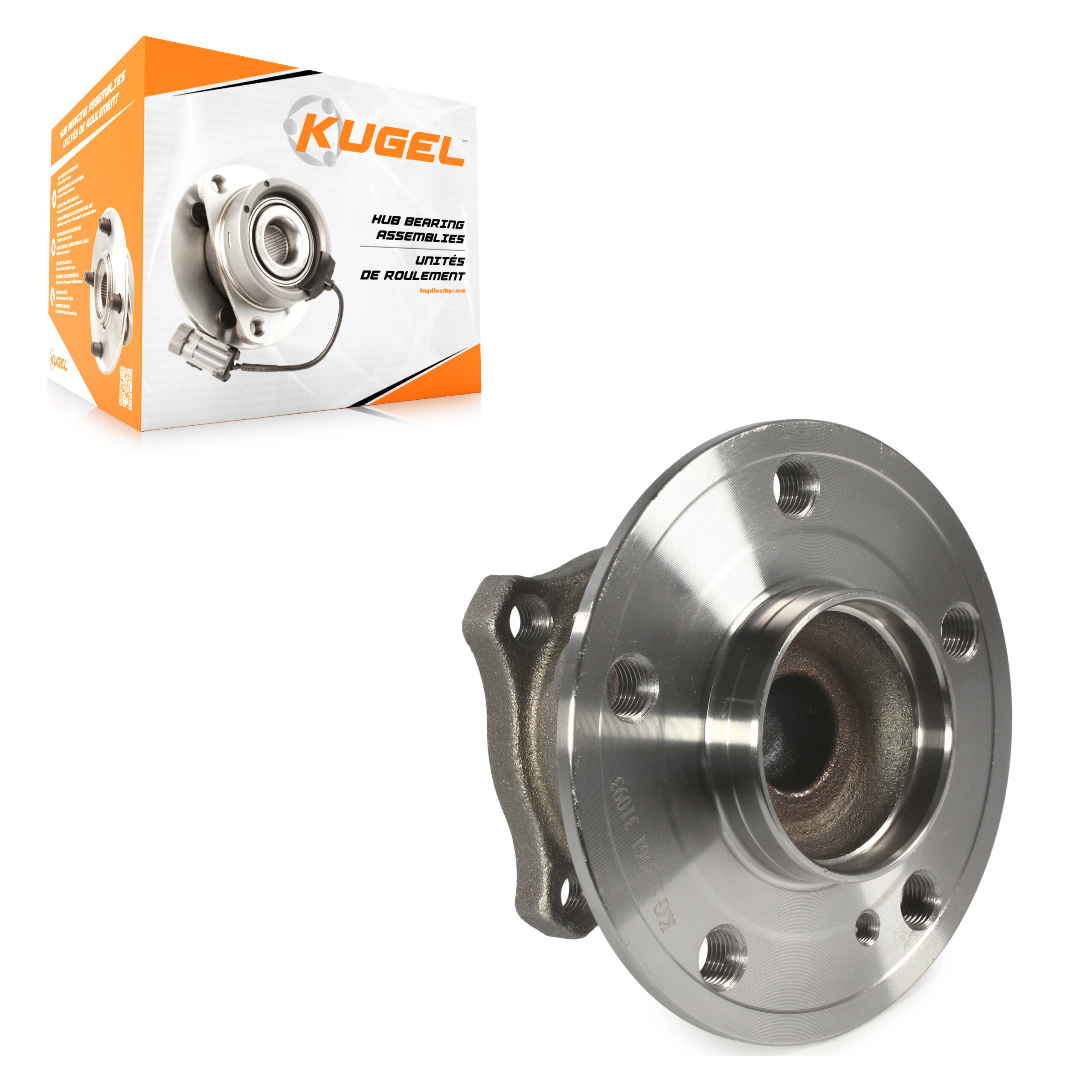 Kugel - 70-512561 - Rear Wheel Bearing and Hub Assembly