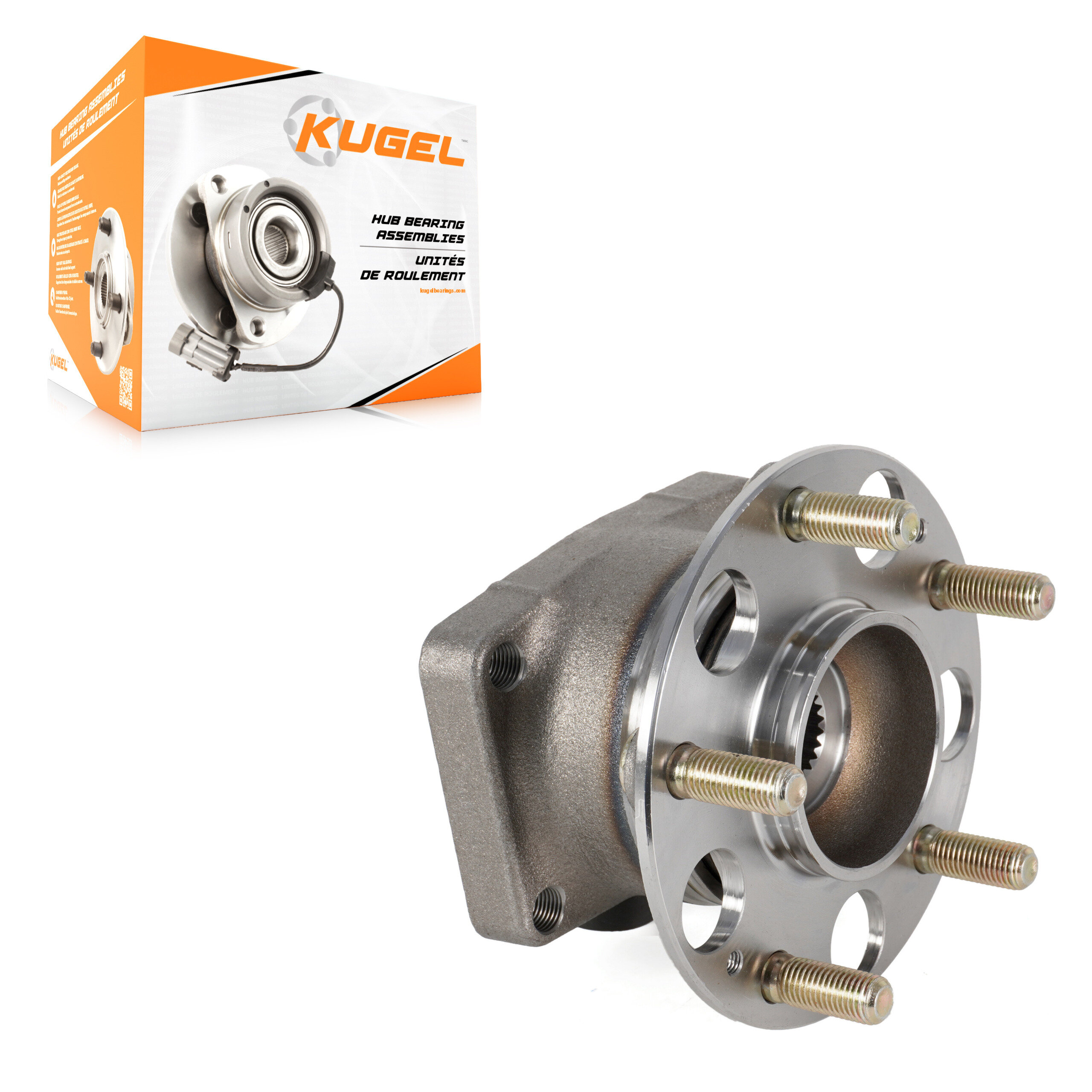 Kugel - 70-512567 - Rear Wheel Bearing and Hub Assembly