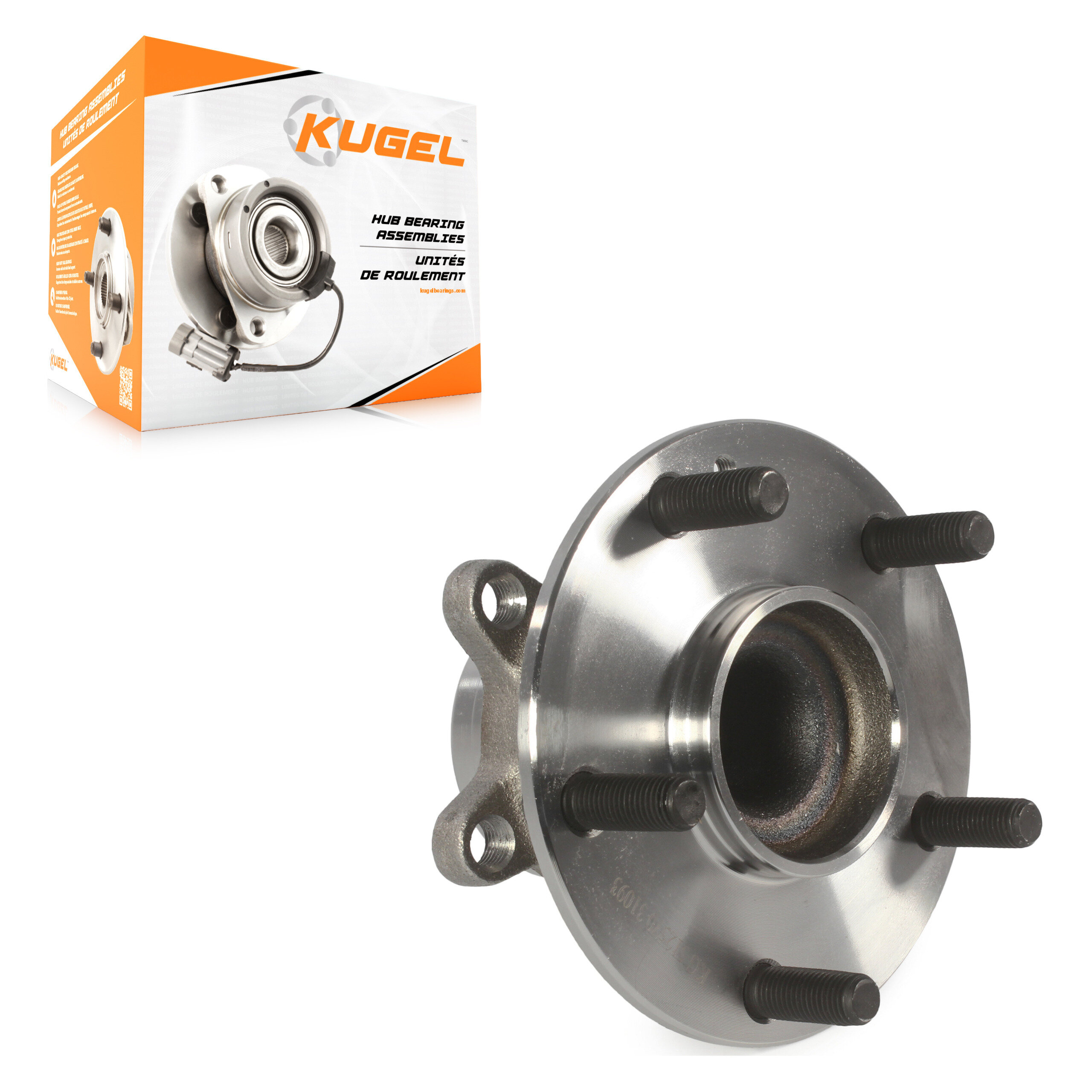 Kugel - 70-512570 - Rear Wheel Bearing and Hub Assembly