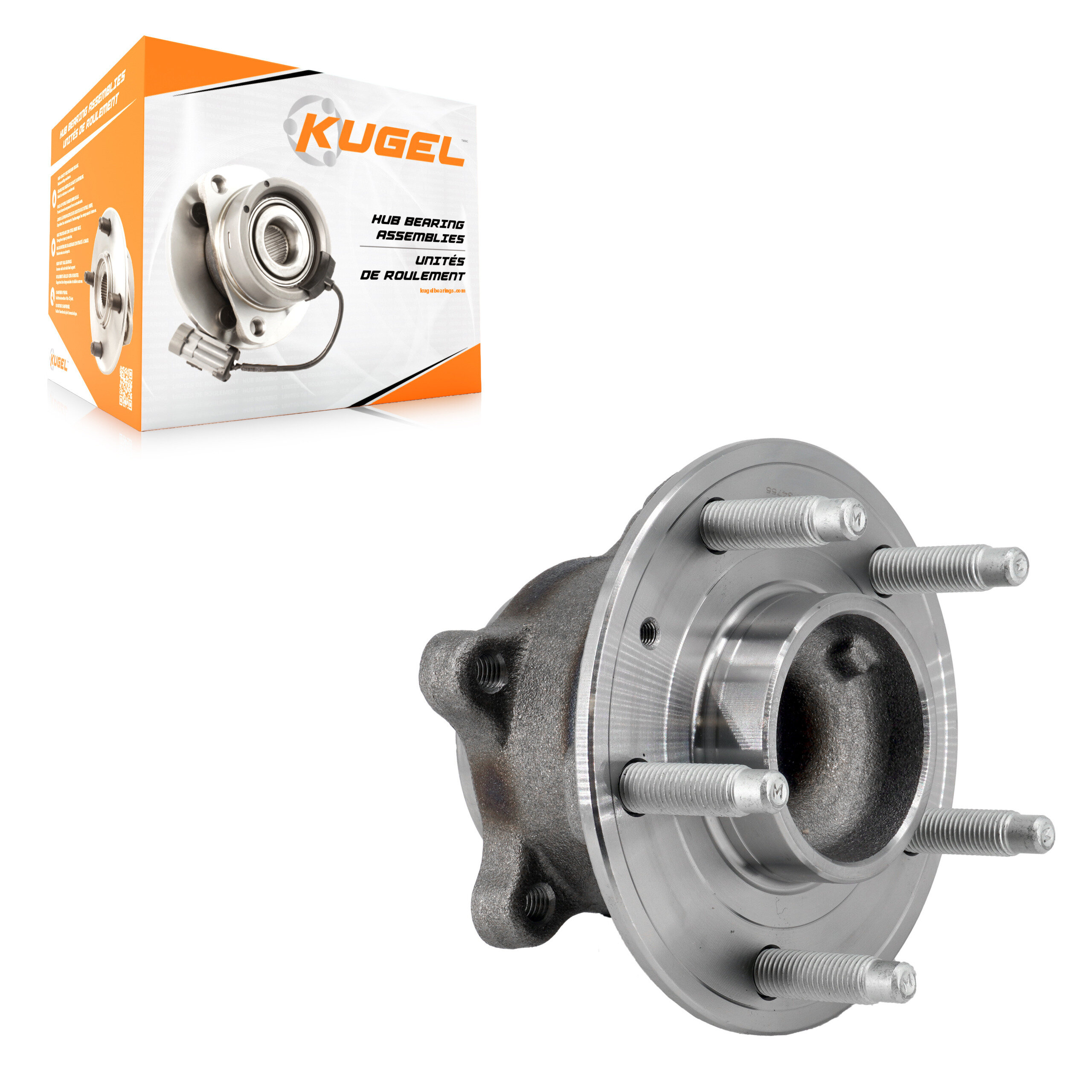 Kugel - 70-512581 - Rear Wheel Bearing and Hub Assembly