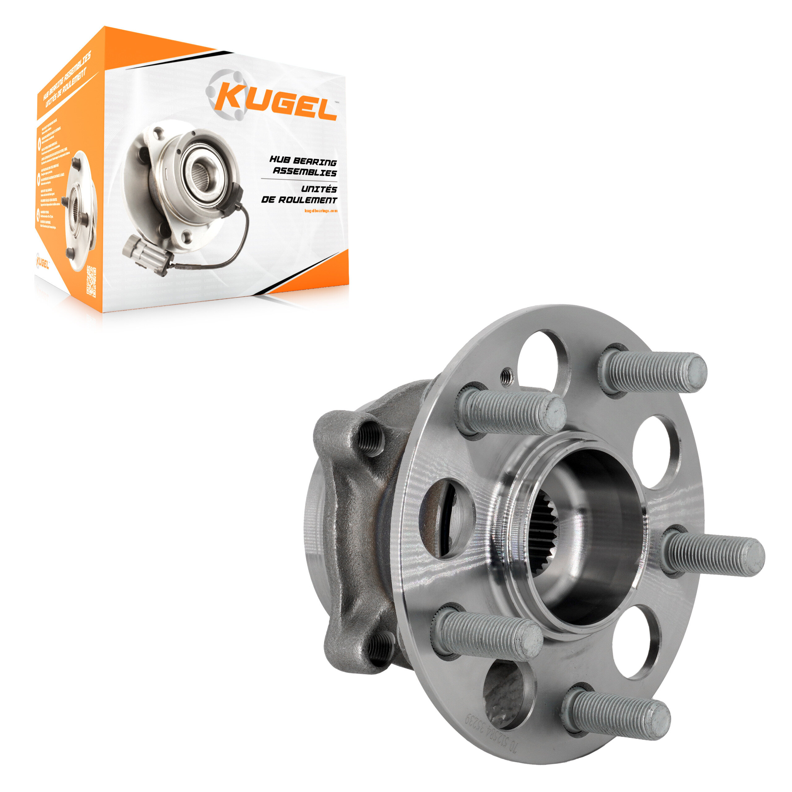 Kugel - 70-512584 - Rear Wheel Bearing and Hub Assembly