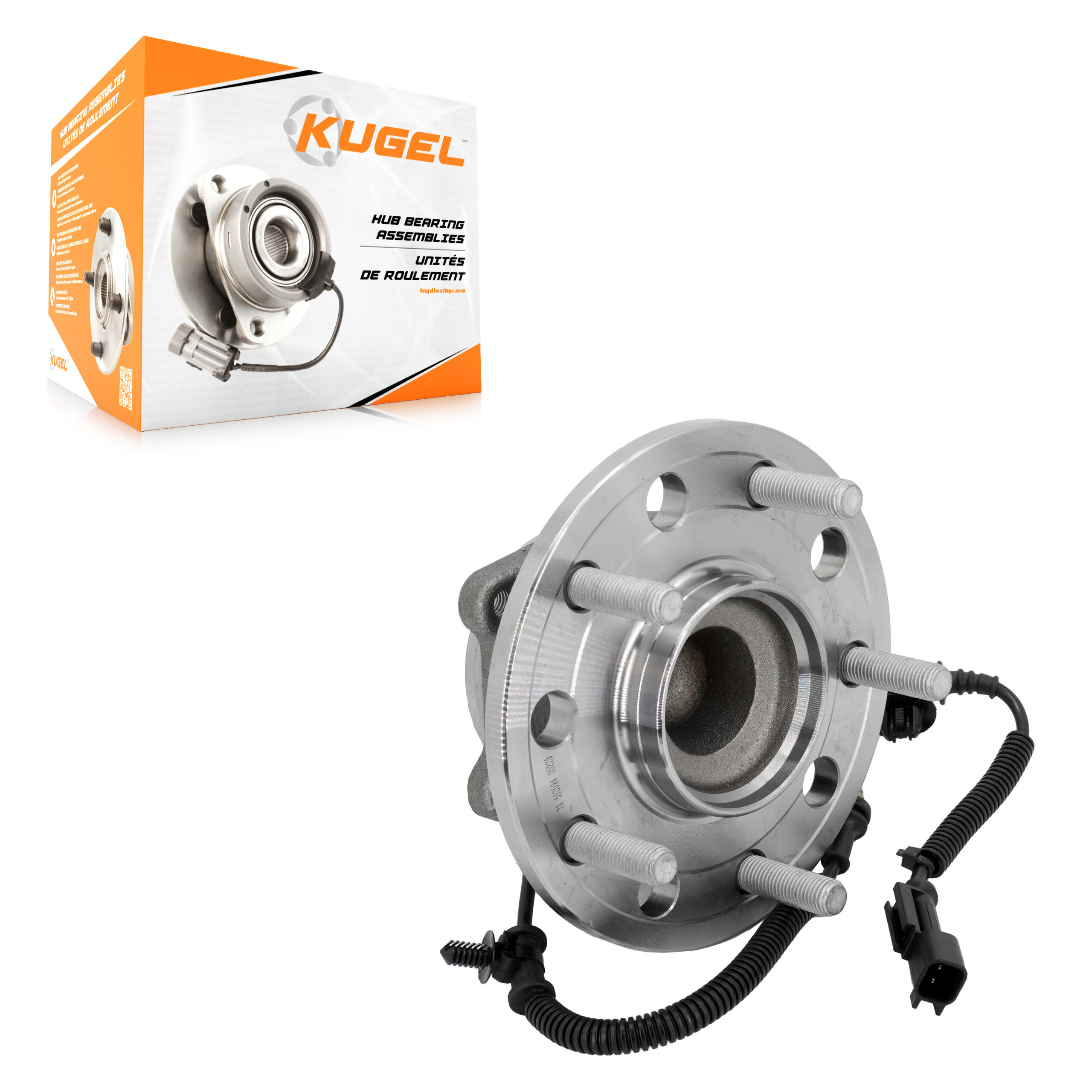 Kugel - 70-512594 - Rear Wheel Bearing and Hub Assembly