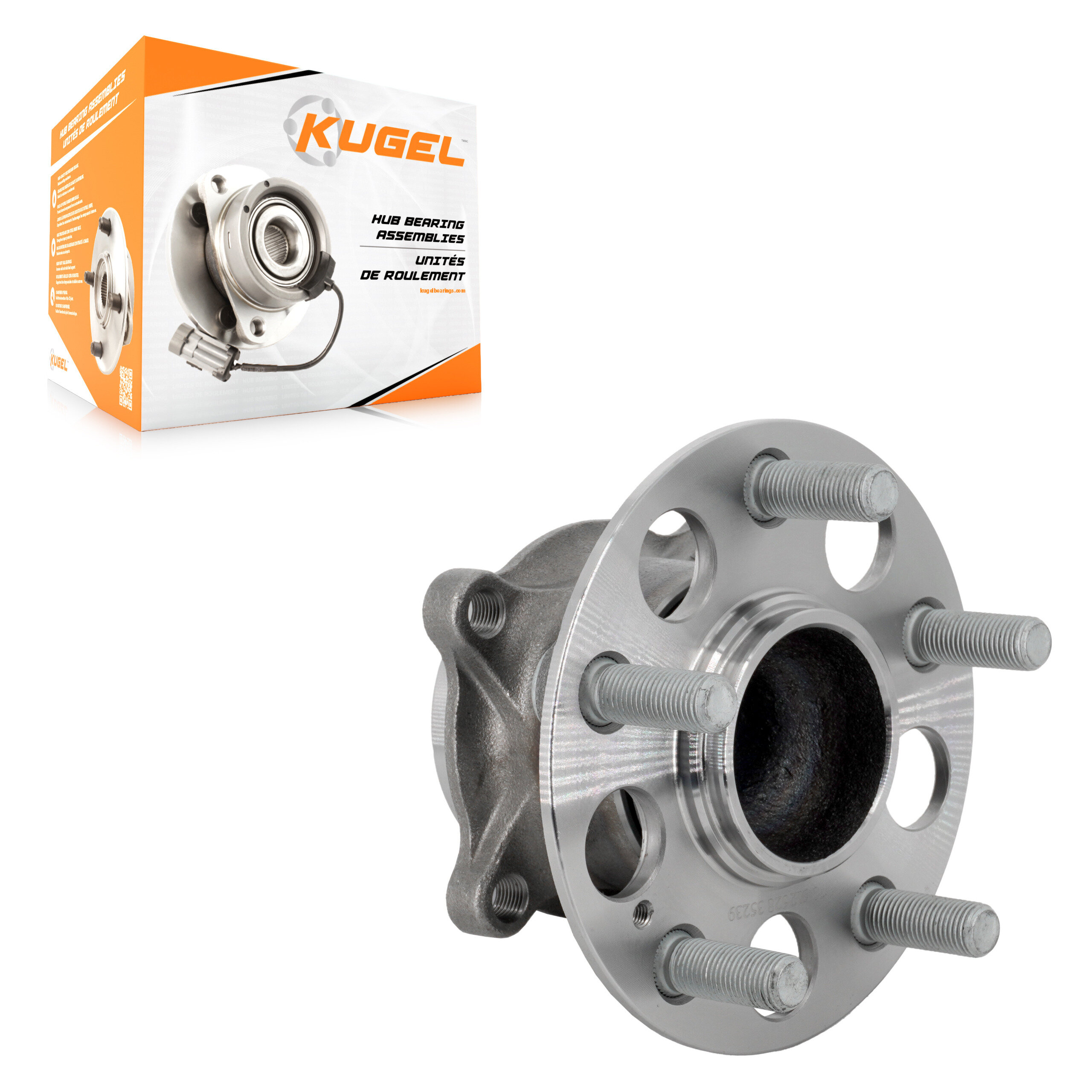 Kugel - 70-512628 - Rear Wheel Bearing and Hub Assembly