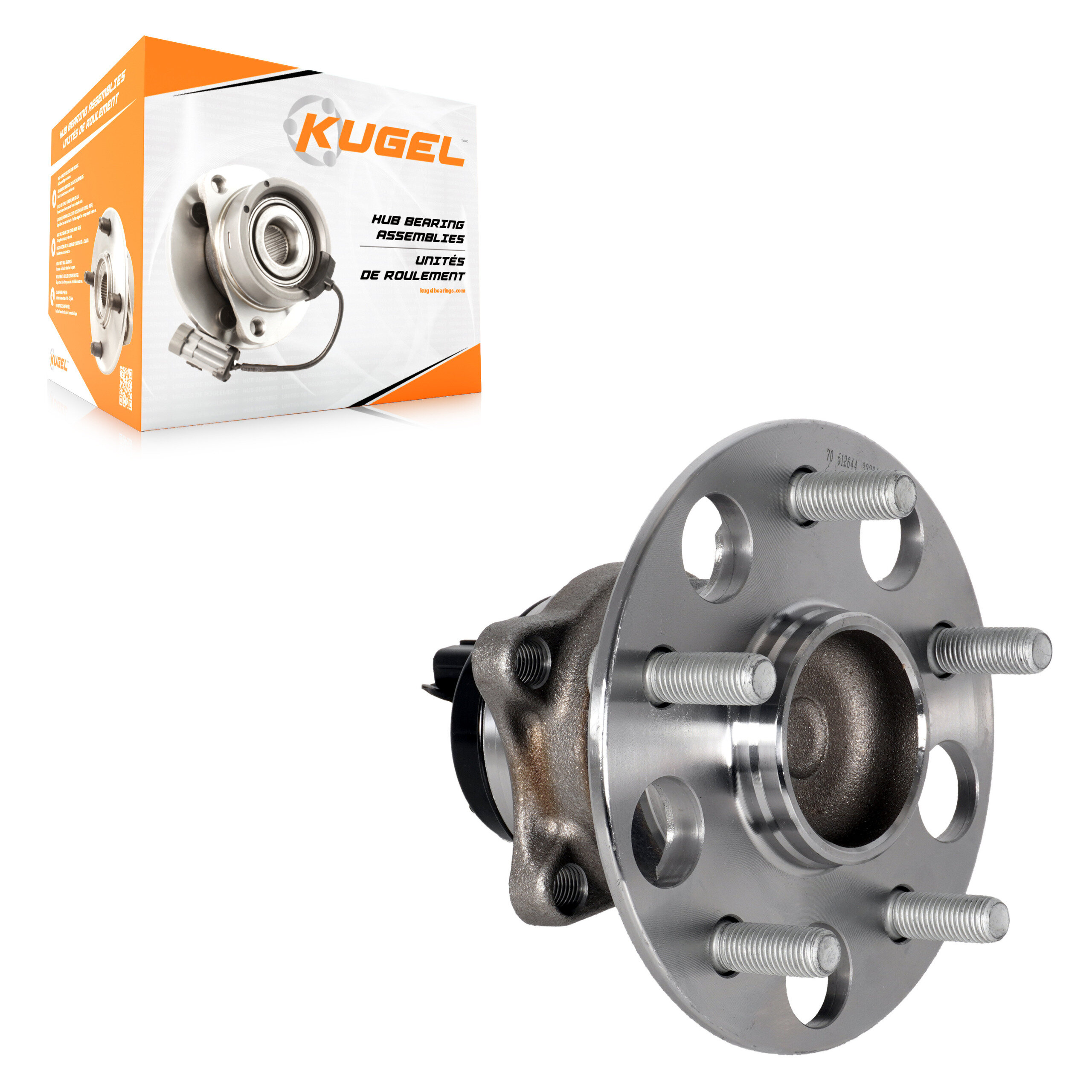 Kugel - 70-512644 - Rear Wheel Bearing and Hub Assembly