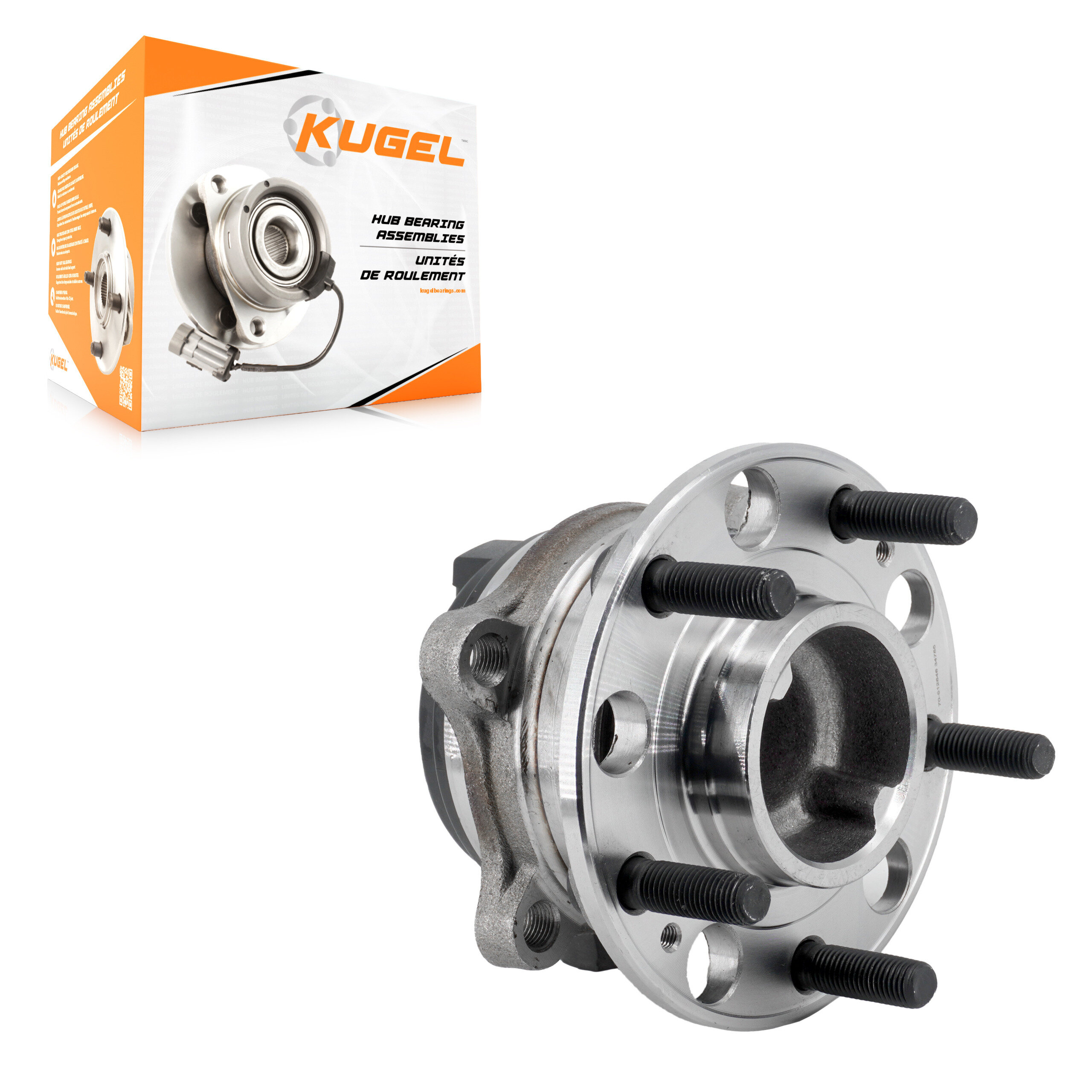 Kugel - 70-512646 - Rear Wheel Bearing and Hub Assembly