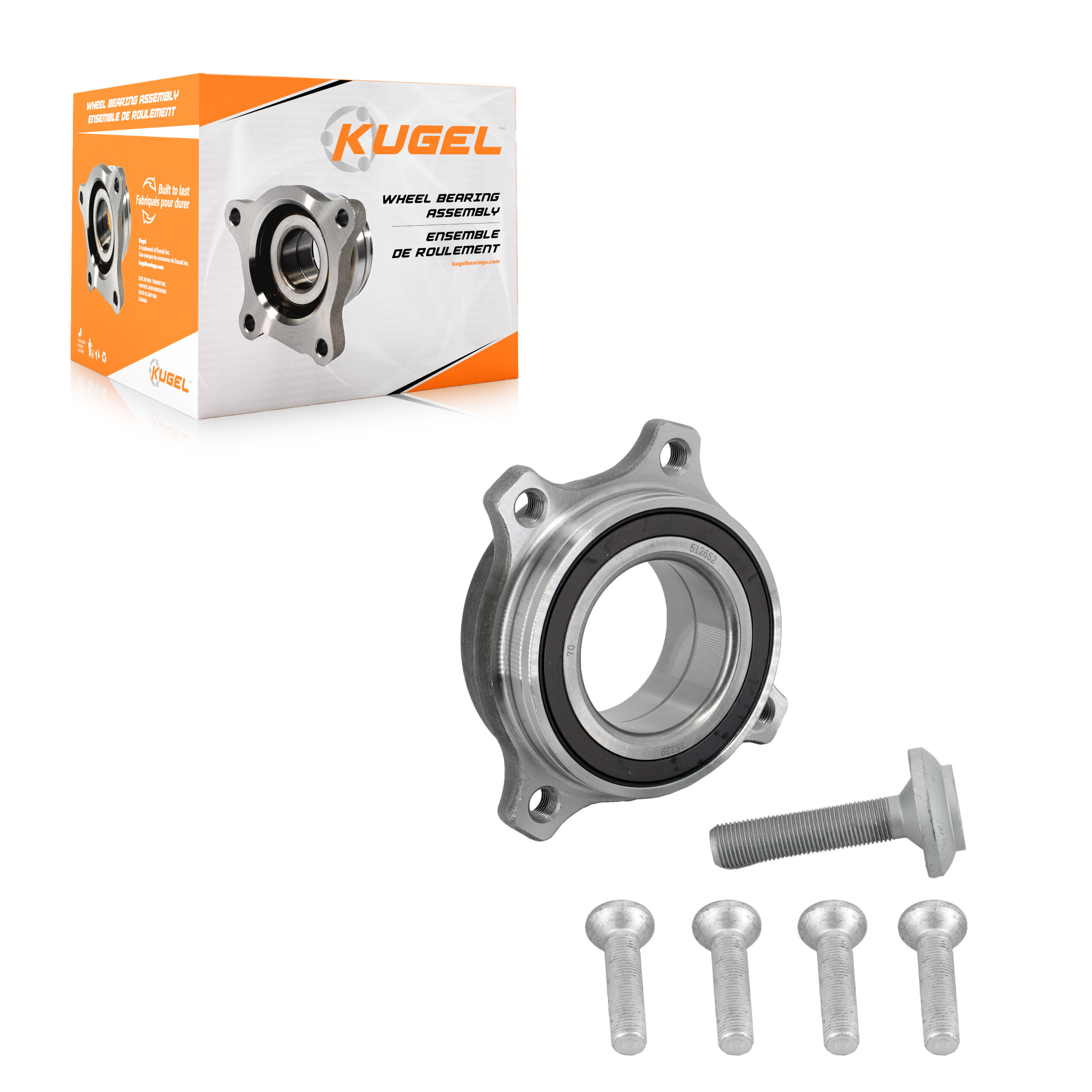 Kugel - 70-512652 - Rear Wheel Bearing Assembly